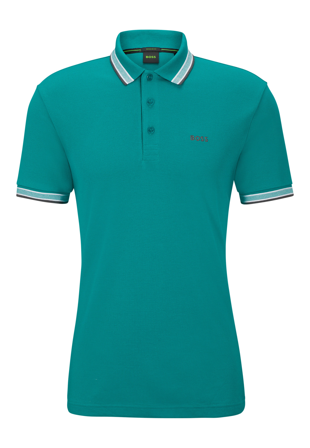 BOSS Poloshirt PADDY Regular Fit, Farbe: DUNKELGRÜN (Bild 1)