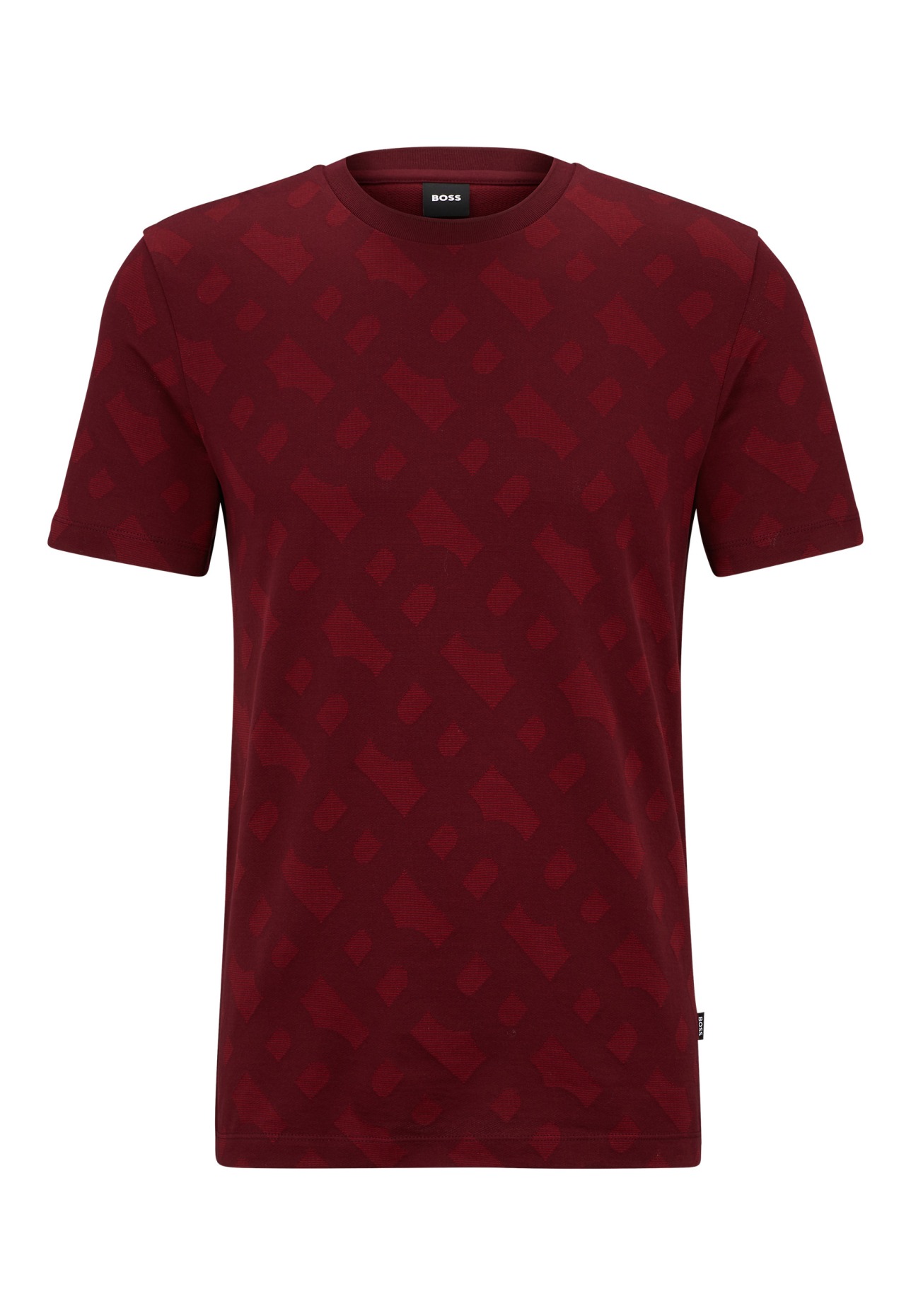 BOSS T-Shirt TIBURT 333 Regular Fit, Farbe: DUNKELROT (Bild 1)