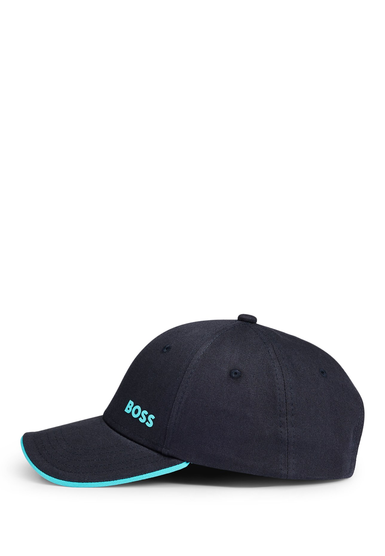 BOSS Gewebte Cap CAP-BOLD, Farbe: DUNKELBLAU (Bild 1)