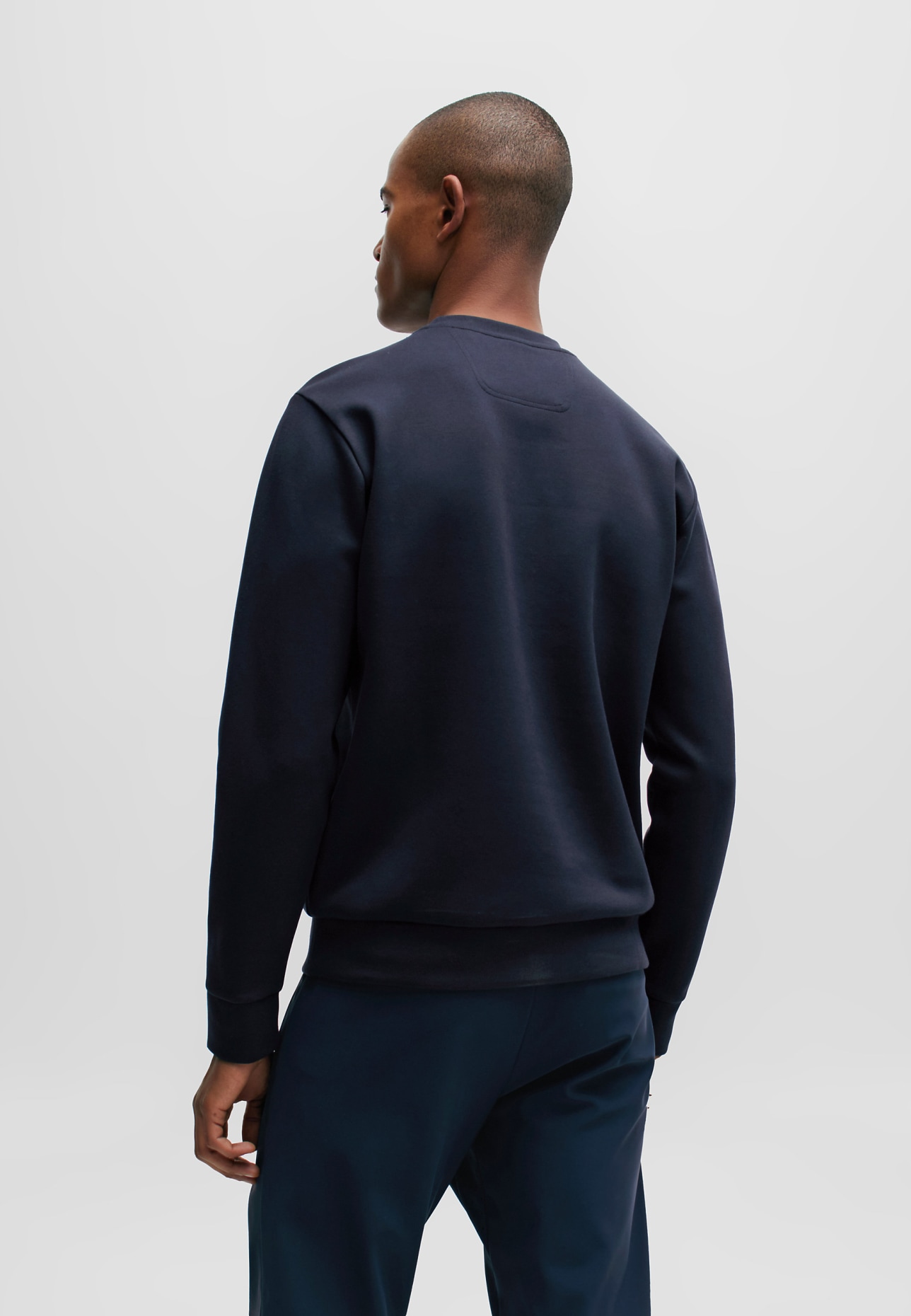BOSS Sweatshirt SALBO 1 Regular Fit, Farbe: DUNKELBLAU (Bild 2)