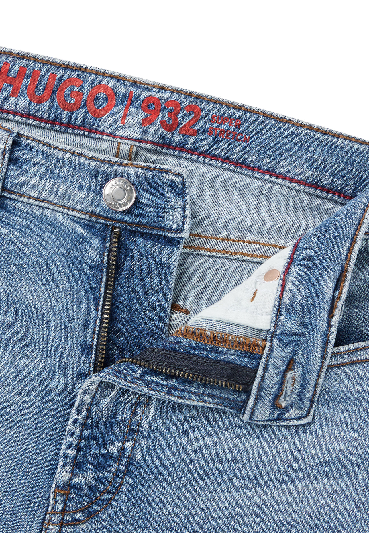 HUGO Jeans 932 Skinny Fit, Farbe: BLAU (Bild 3)