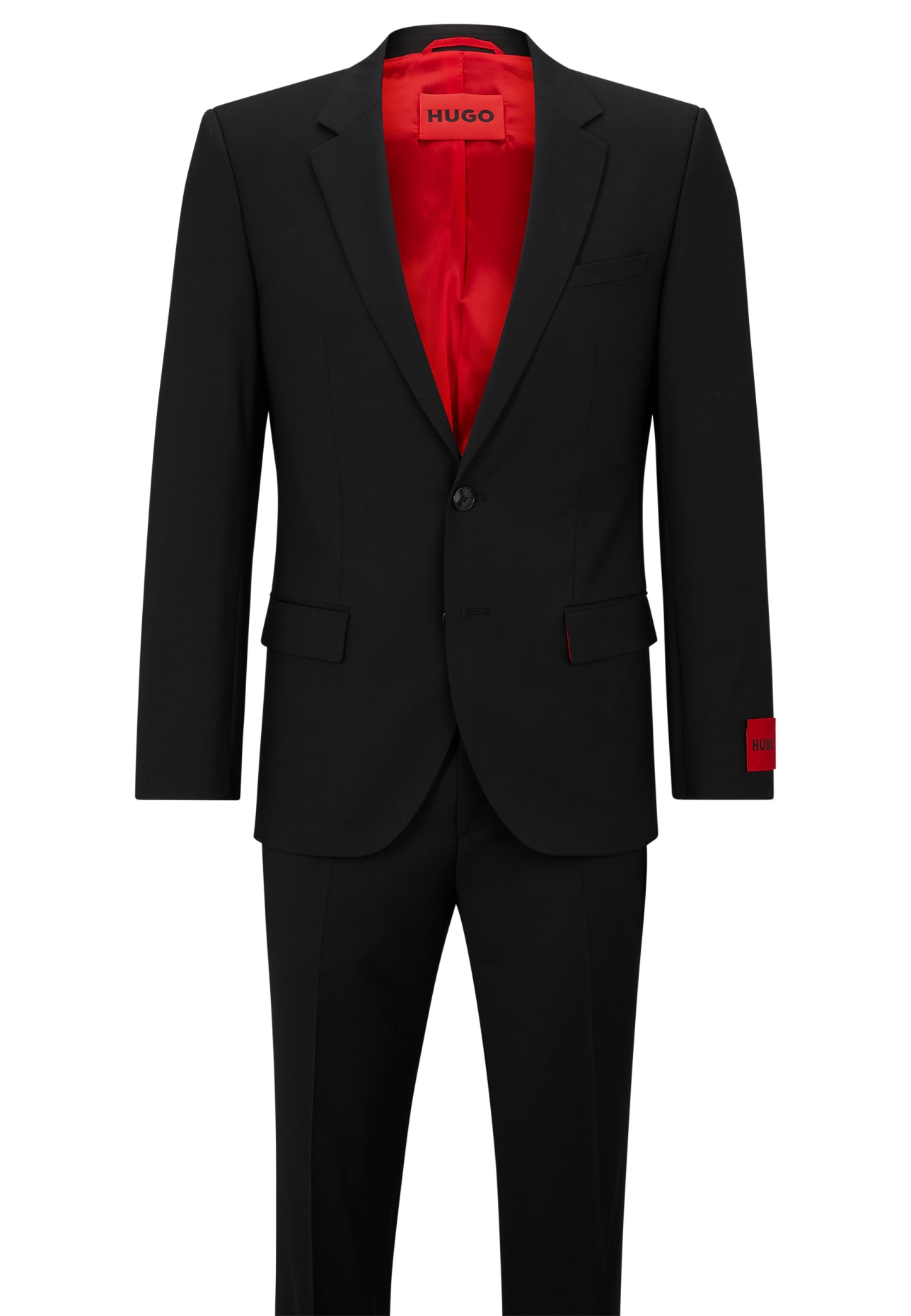 HUGO Business Anzug HENRY/GETLIN231X Slim Fit, Farbe: SCHWARZ (Bild 1)