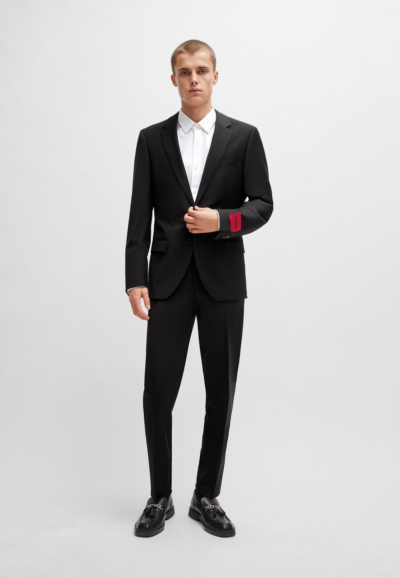HUGO Business Anzug HENRY/GETLIN231X Slim Fit, Farbe: SCHWARZ (Bild 9)
