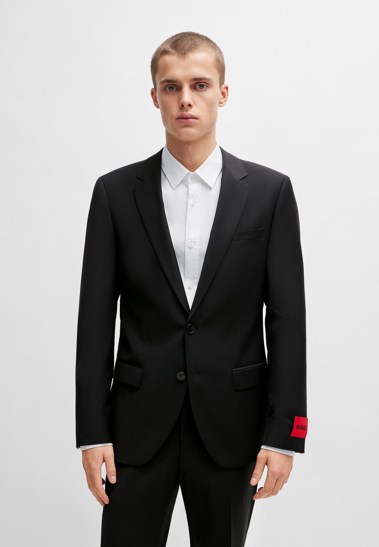 HUGO Business Anzug HENRY/GETLIN231X Slim Fit, Farbe: SCHWARZ (Bild 8)