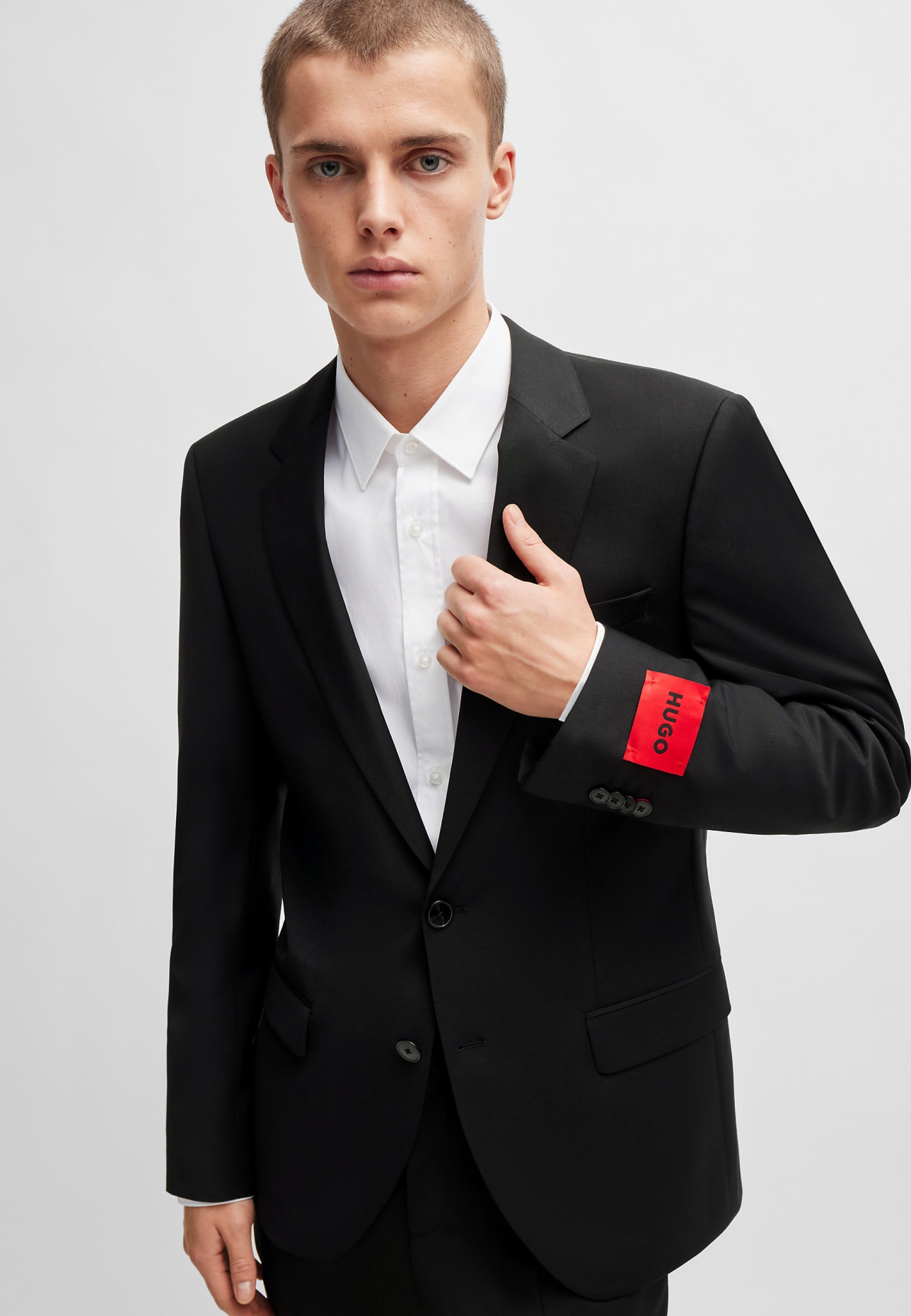 HUGO Business Anzug HENRY/GETLIN231X Slim Fit, Farbe: SCHWARZ (Bild 7)