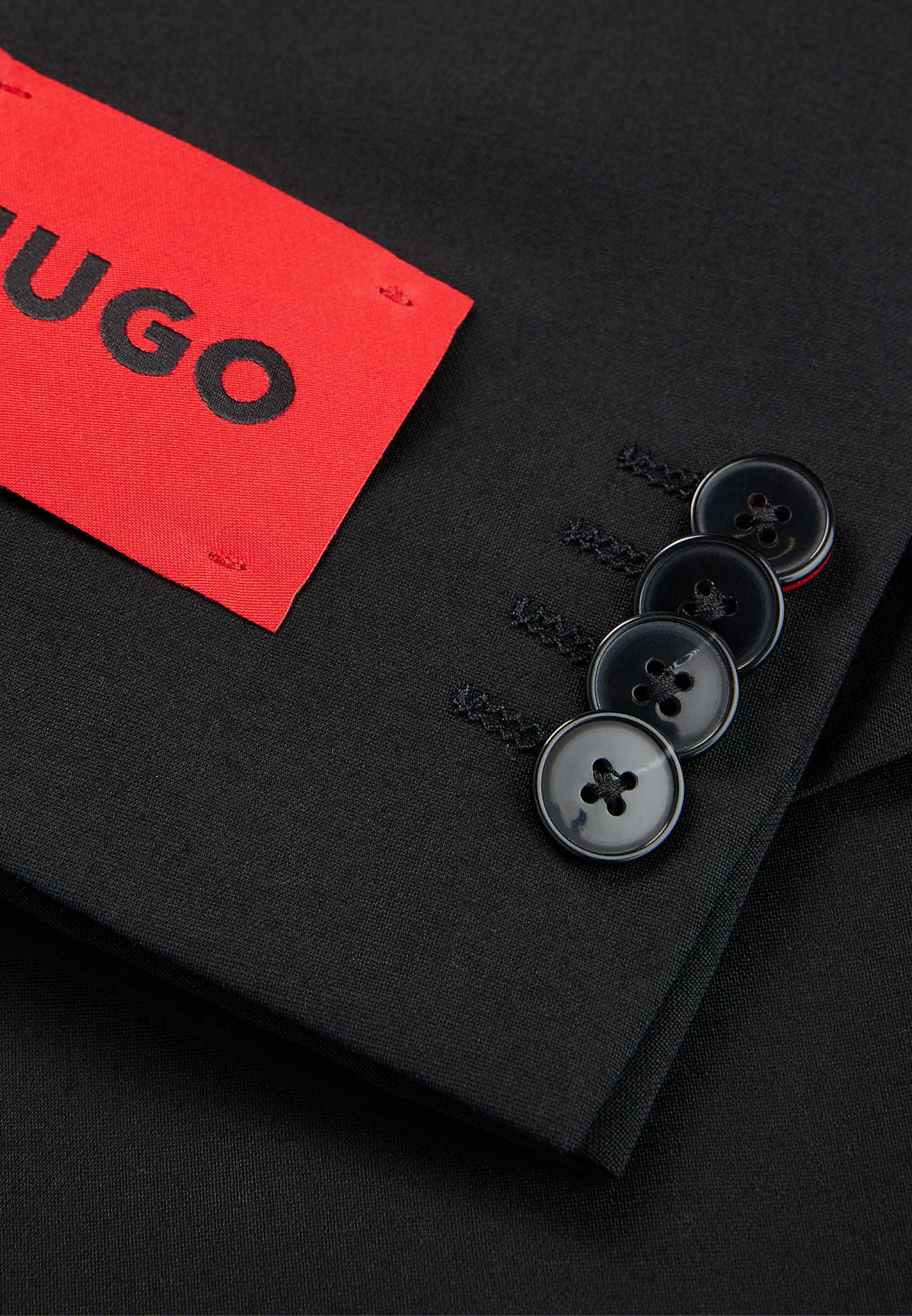 HUGO Business Anzug HENRY/GETLIN231X Slim Fit, Farbe: SCHWARZ (Bild 3)