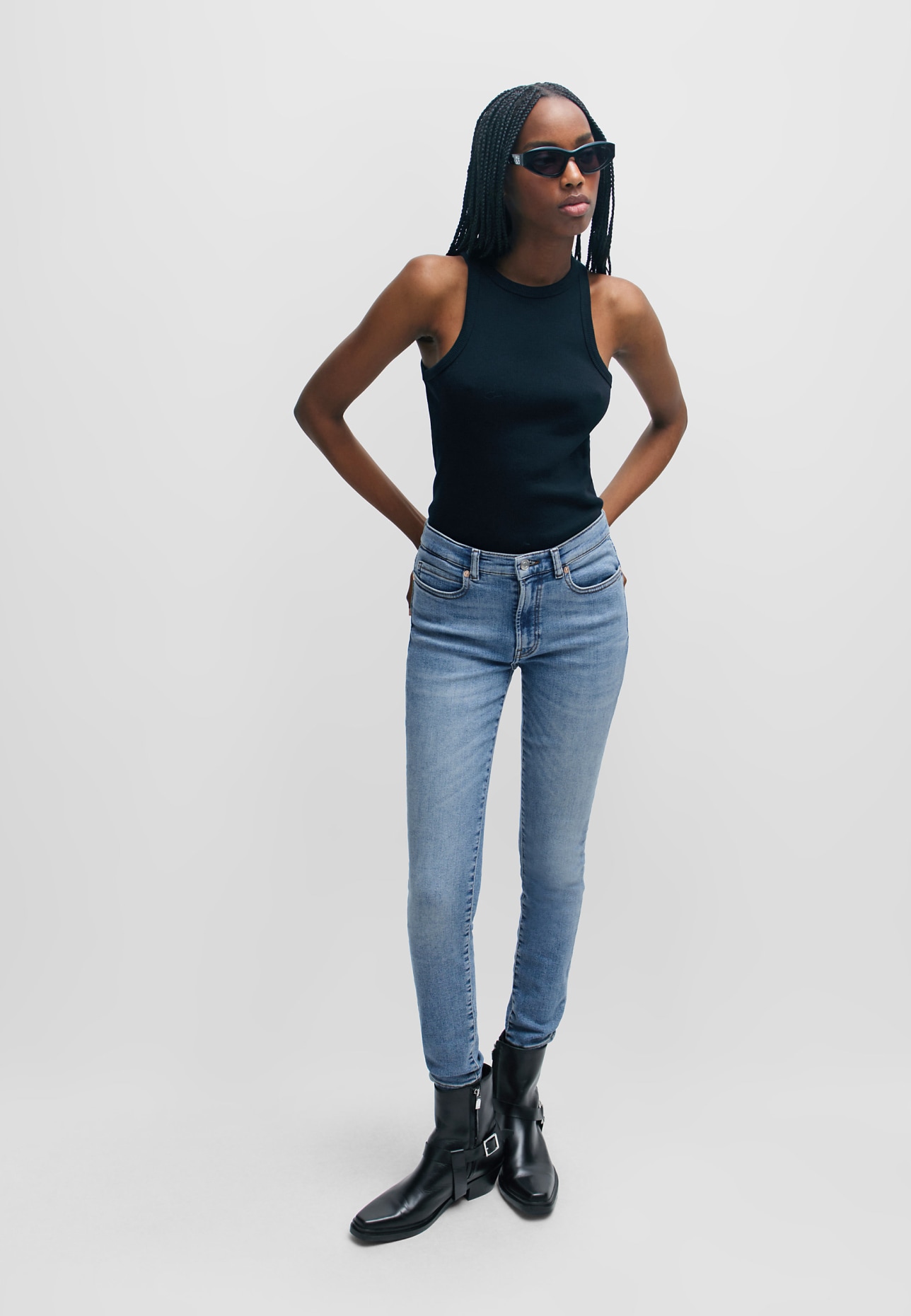 HUGO Jeans 932 Skinny Fit, Farbe: BLAU (Bild 6)
