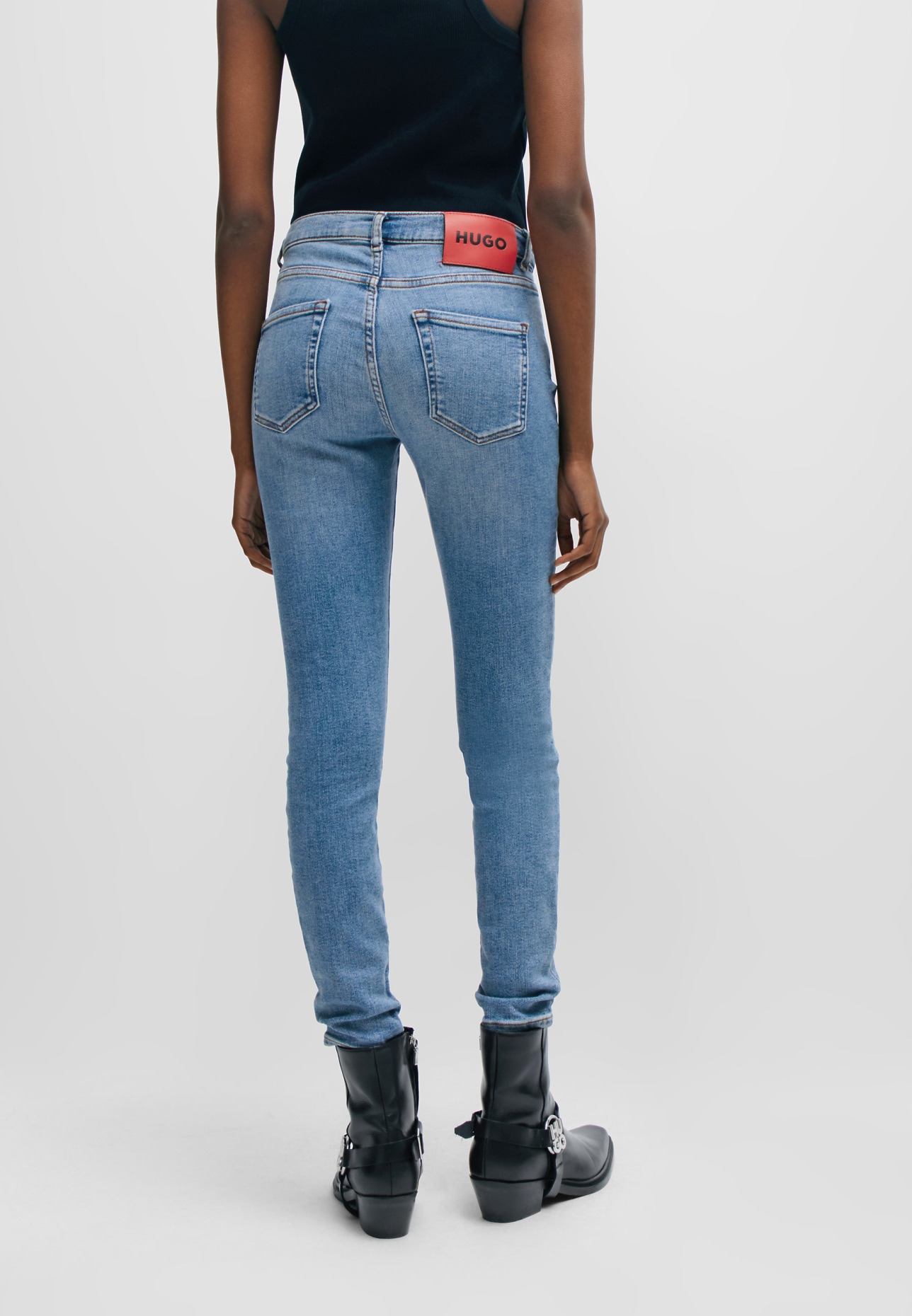 HUGO Jeans 932 Skinny Fit, Farbe: BLAU (Bild 2)