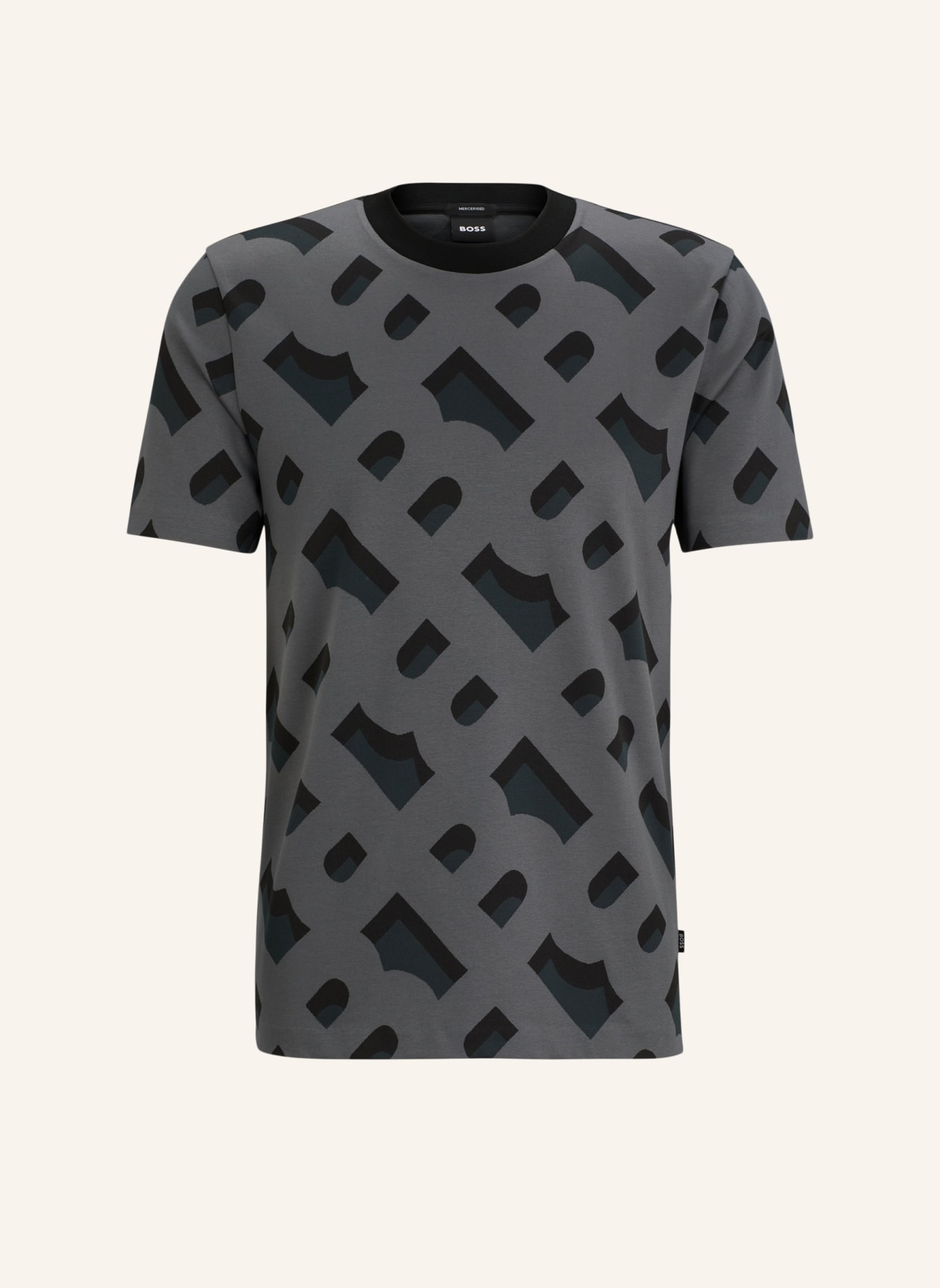 BOSS T-Shirt TIBURT 419 Regular Fit, Farbe: SCHWARZ (Bild 1)