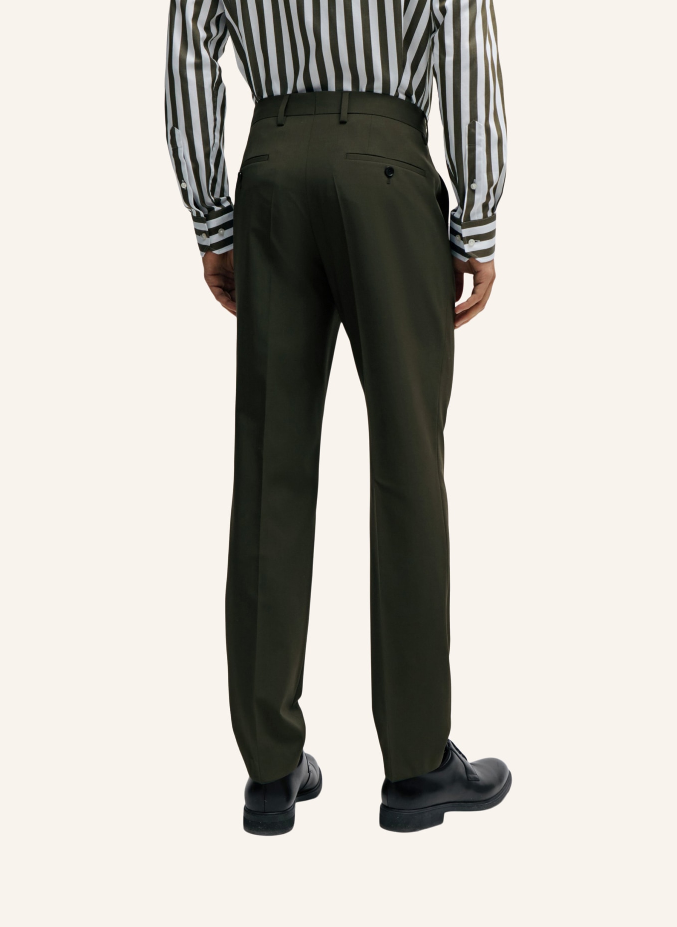 BOSS Business Anzug H-HUGE-2PCS-224 Slim Fit, Farbe: DUNKELGRÜN (Bild 7)