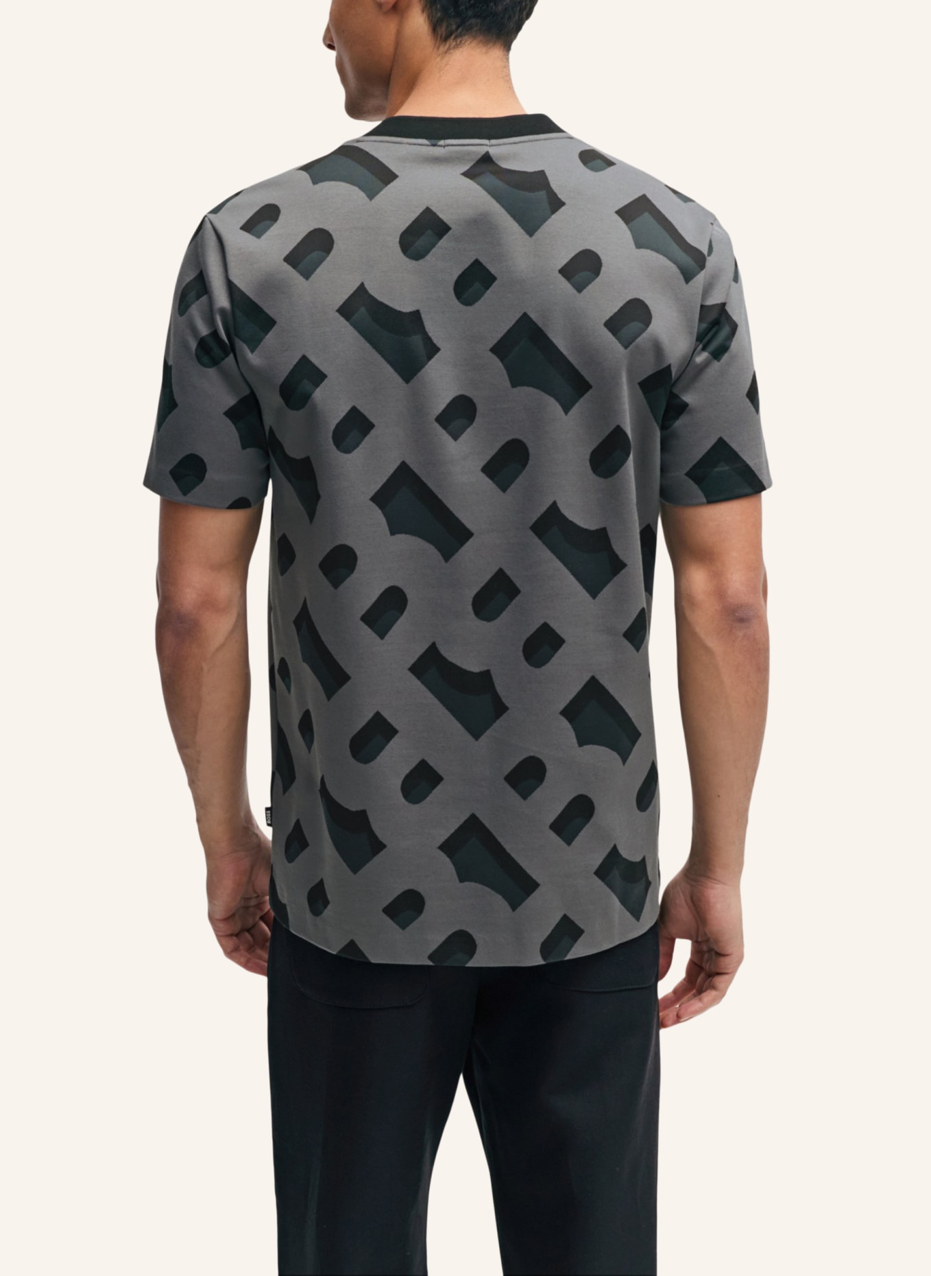BOSS T-Shirt TIBURT 419 Regular Fit, Farbe: SCHWARZ (Bild 2)