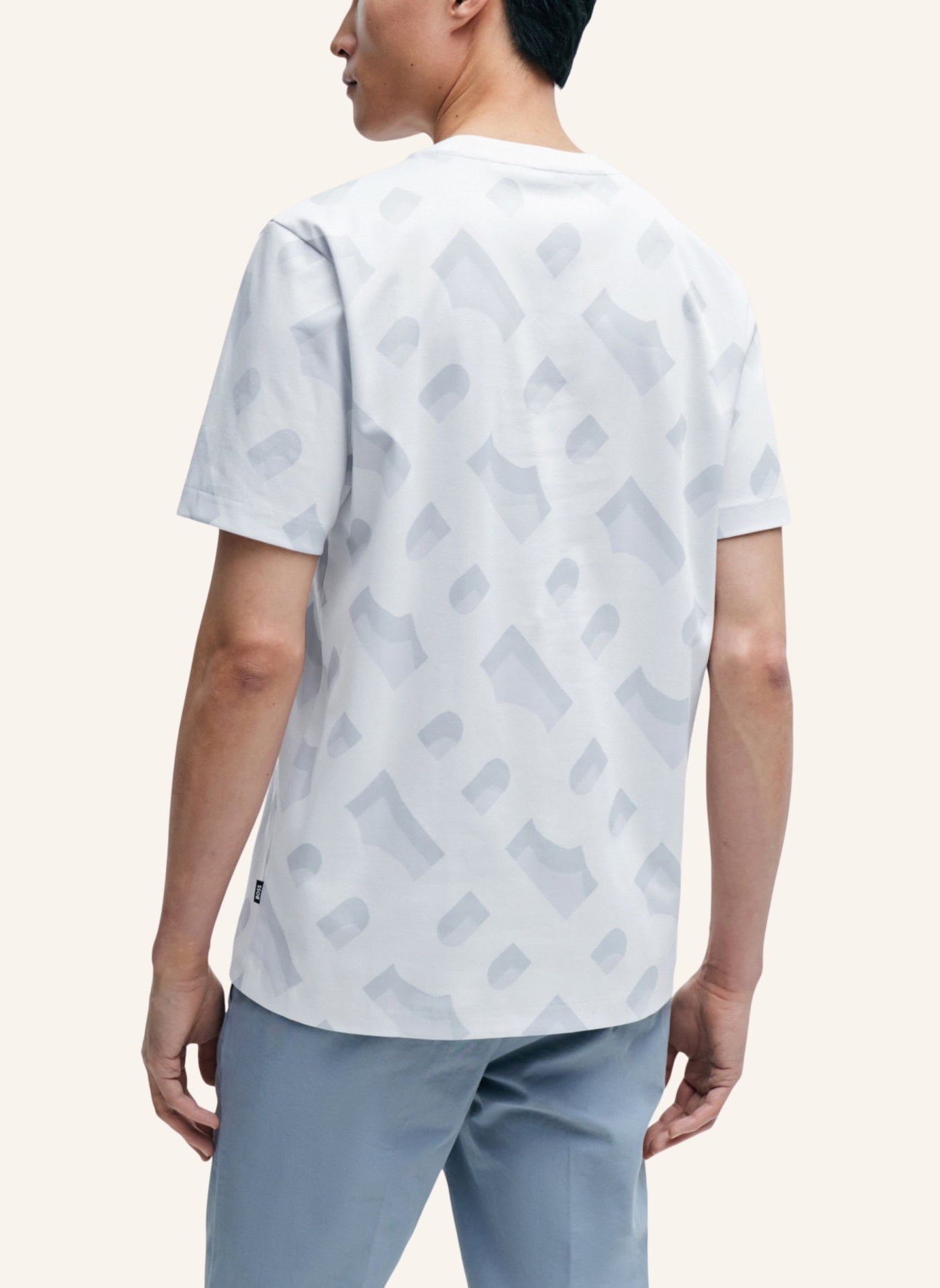 BOSS T-Shirt TIBURT 419 Regular Fit, Farbe: WEISS (Bild 2)