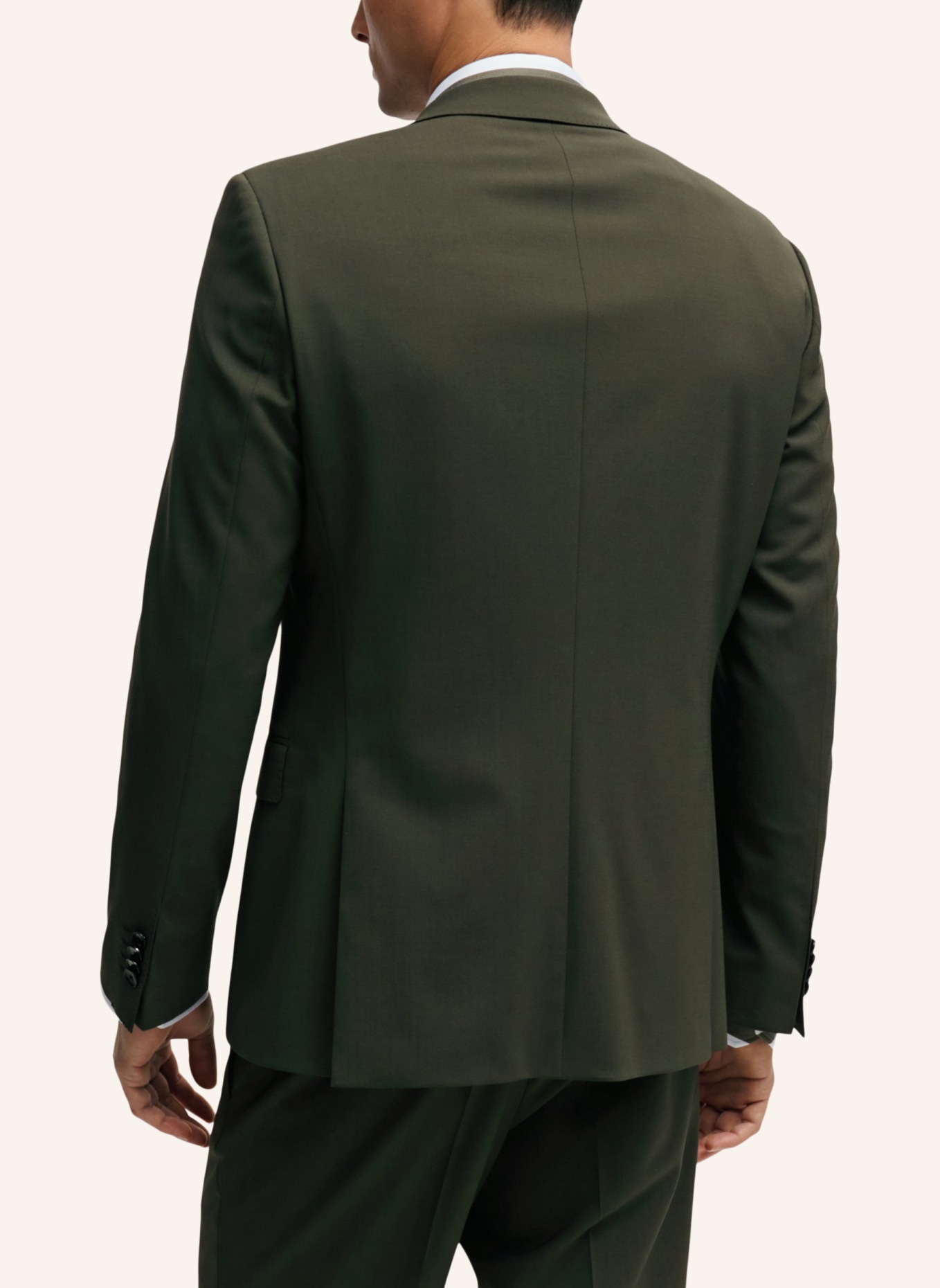 BOSS Business Anzug H-HUGE-2PCS-224 Slim Fit, Farbe: DUNKELGRÜN (Bild 3)