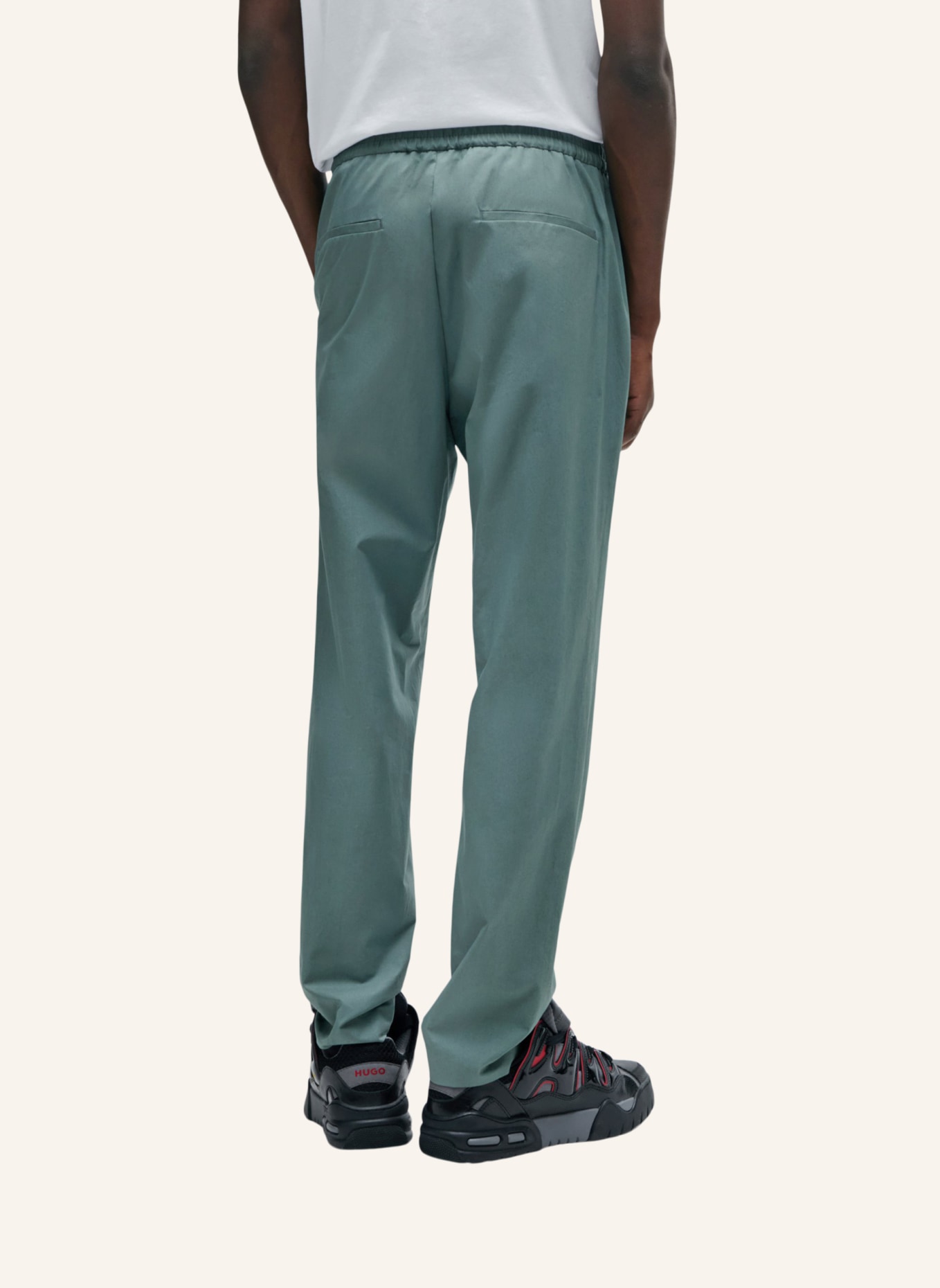 HUGO Business Hose HOWARD231X Extra-Slim Fit, Farbe: DUNKELGRÜN (Bild 3)