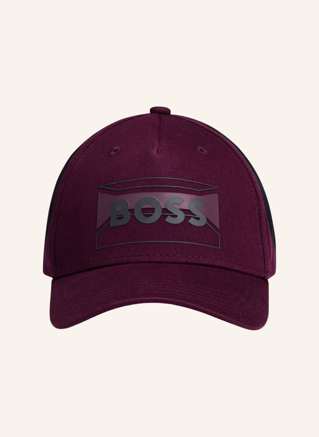 BOSS Gewebte Cap CAP-DEEP-CUTS-CAPSUL, Farbe: PINK (Bild 1)
