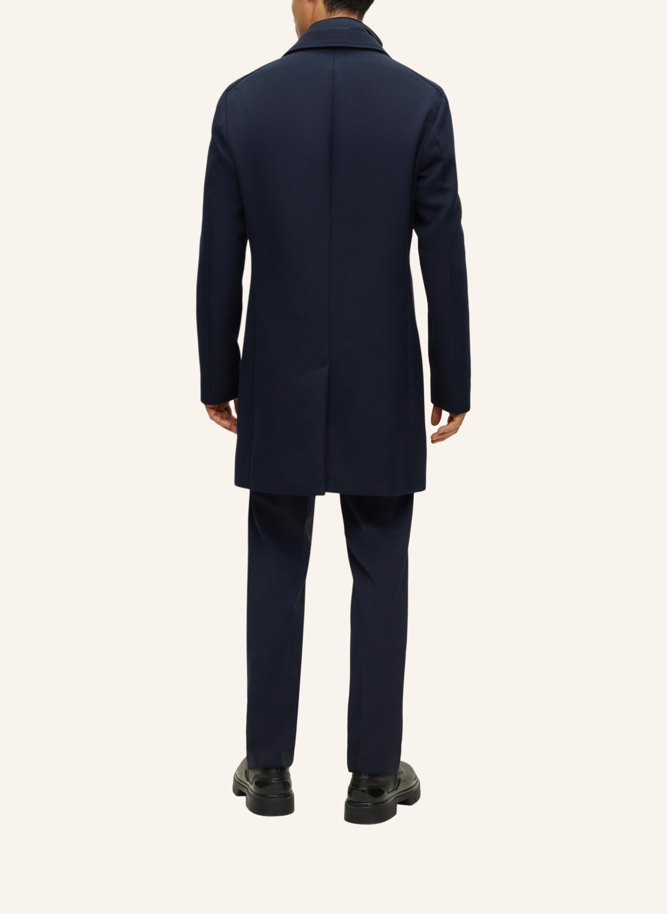 BOSS Klassischer Mantel H-HYDE-BIB-234 Slim Fit, Farbe: DUNKELBLAU (Bild 2)