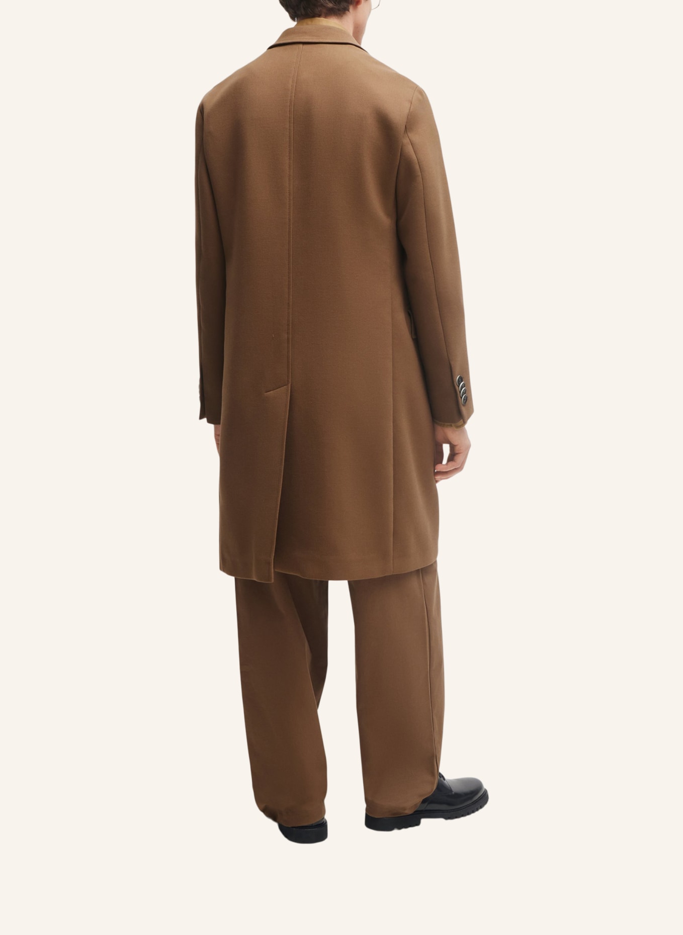 BOSS Klassischer Mantel C-HYDE-FLAPS-HL-241 Slim Fit, Farbe: BRAUN (Bild 2)