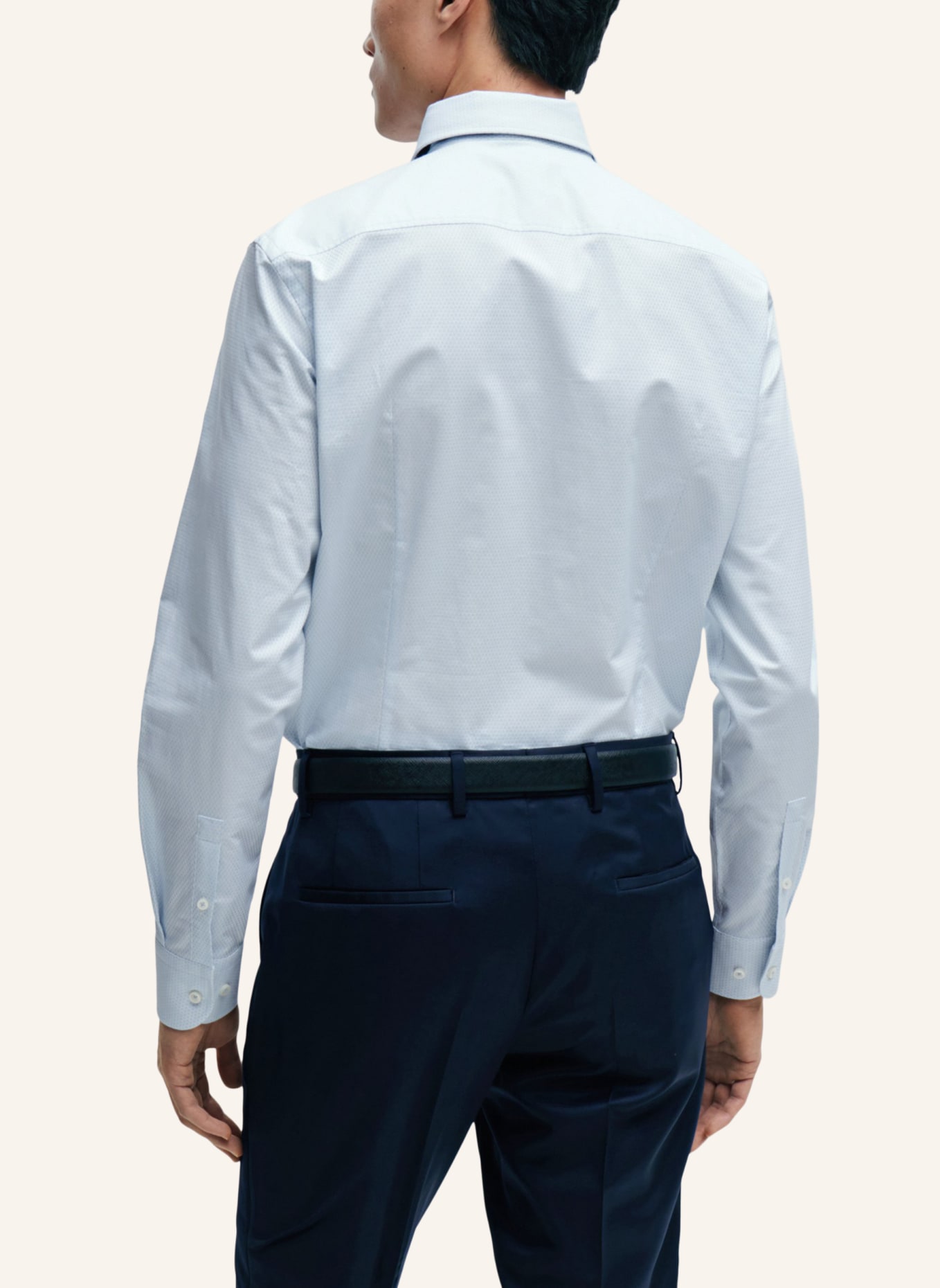 BOSS Business Hemd H-HANK-SPREAD-C1-222 Slim Fit, Farbe: HELLBLAU (Bild 2)