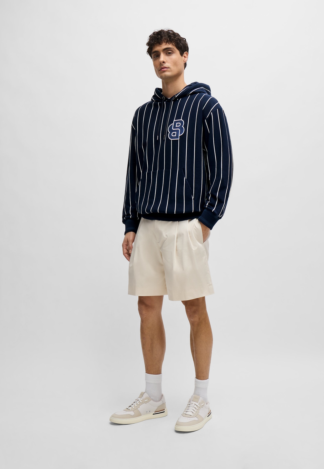 BOSS Sweatshirt SULLIVAN 407 Oversize Fit, Farbe: DUNKELBLAU (Bild 5)