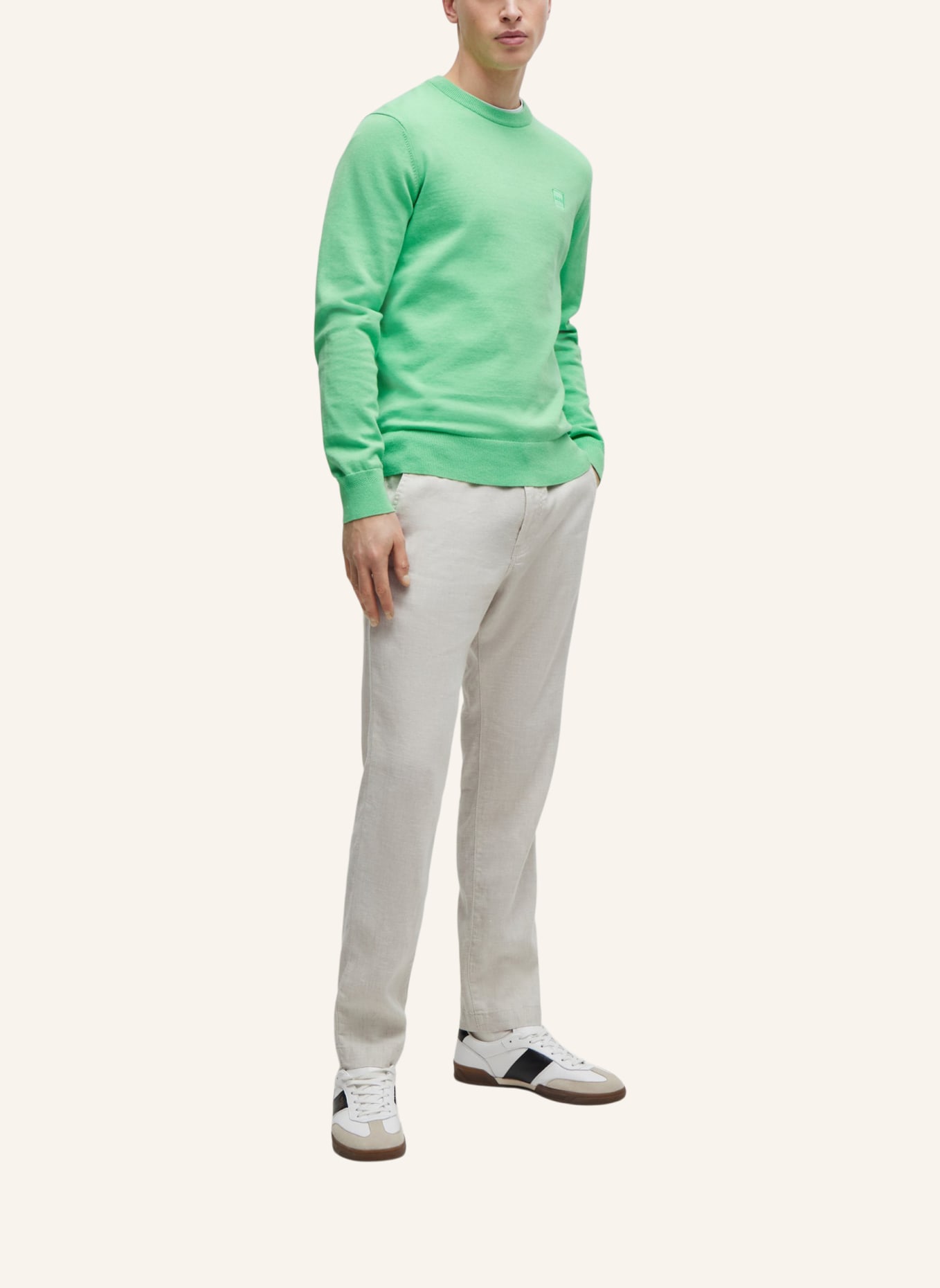 BOSS Pullover KANOVANO Regular Fit, Farbe: GRÜN (Bild 5)