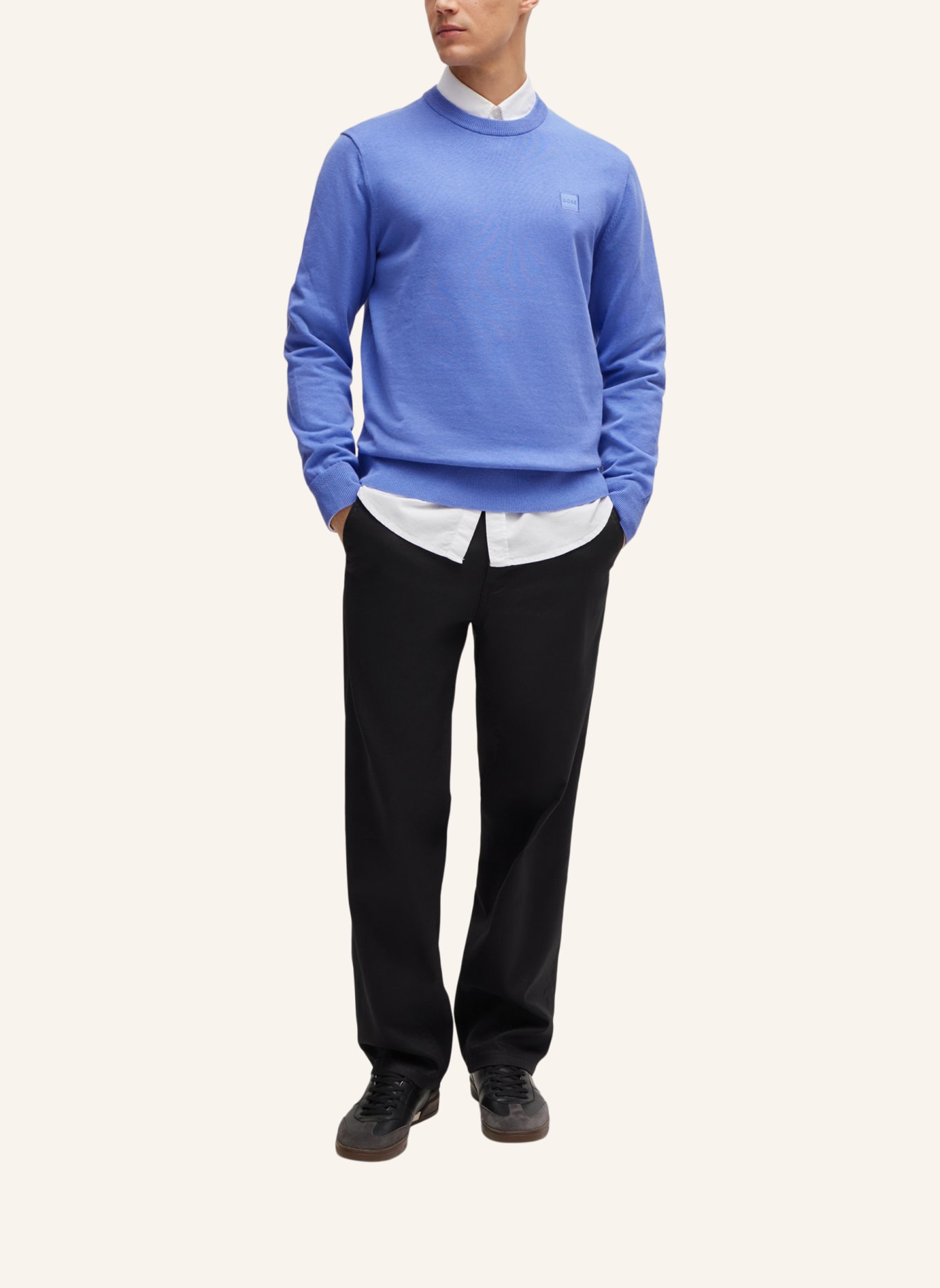 BOSS Pullover KANOVANO Regular Fit, Farbe: LILA (Bild 5)