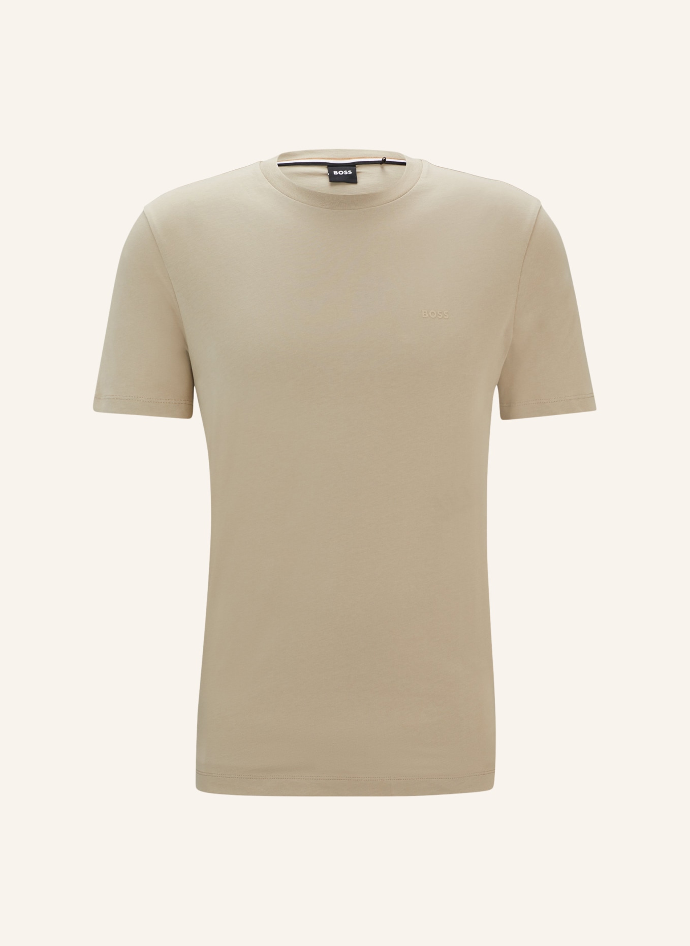 BOSS T-Shirt THOMPSON 01 Regular Fit, Farbe: KHAKI (Bild 1)
