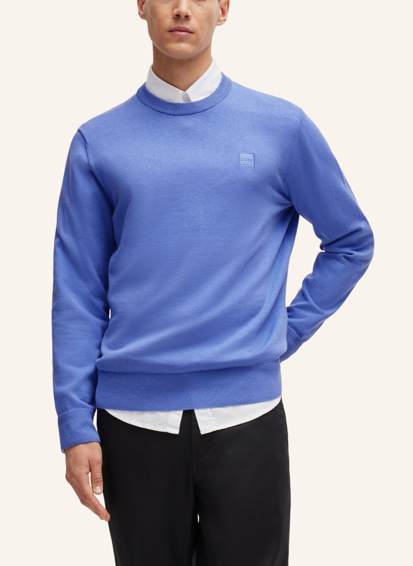 BOSS Pullover KANOVANO Regular Fit, Farbe: LILA (Bild 4)