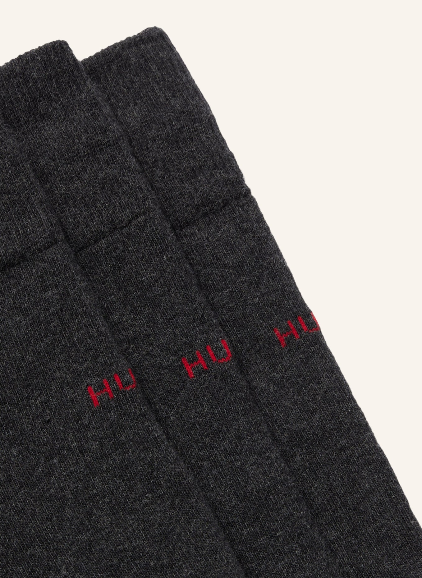 HUGO Casual Socken 3P RS UNI COLORS CC, Farbe: GRAU (Bild 2)