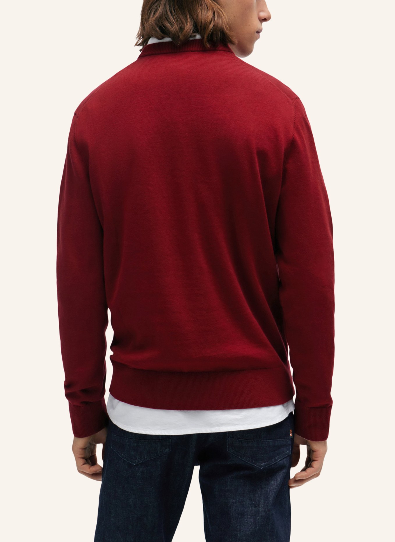 BOSS Pullover KANOVANO Regular Fit, Farbe: ROT (Bild 2)