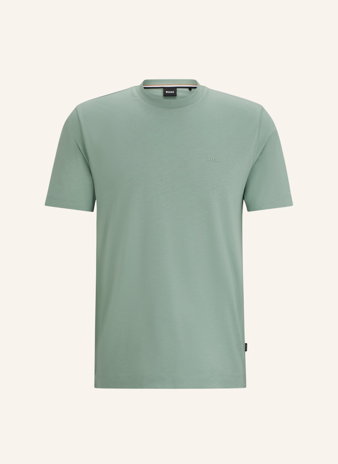 BOSS T-Shirt THOMPSON 01 Regular Fit, Farbe: GRÜN (Bild 1)