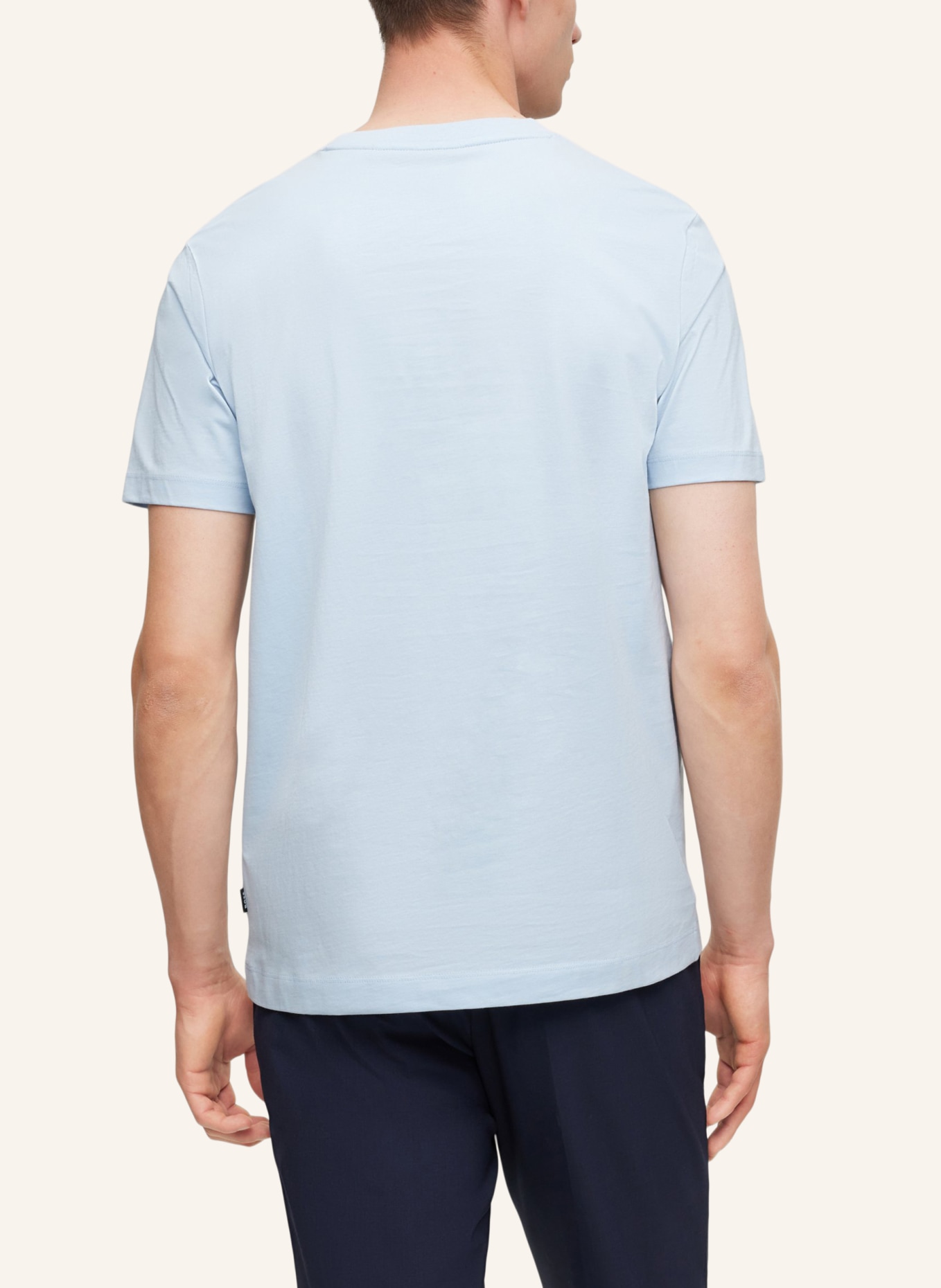 BOSS T-Shirt THOMPSON 01 Regular Fit, Farbe: HELLBLAU (Bild 3)