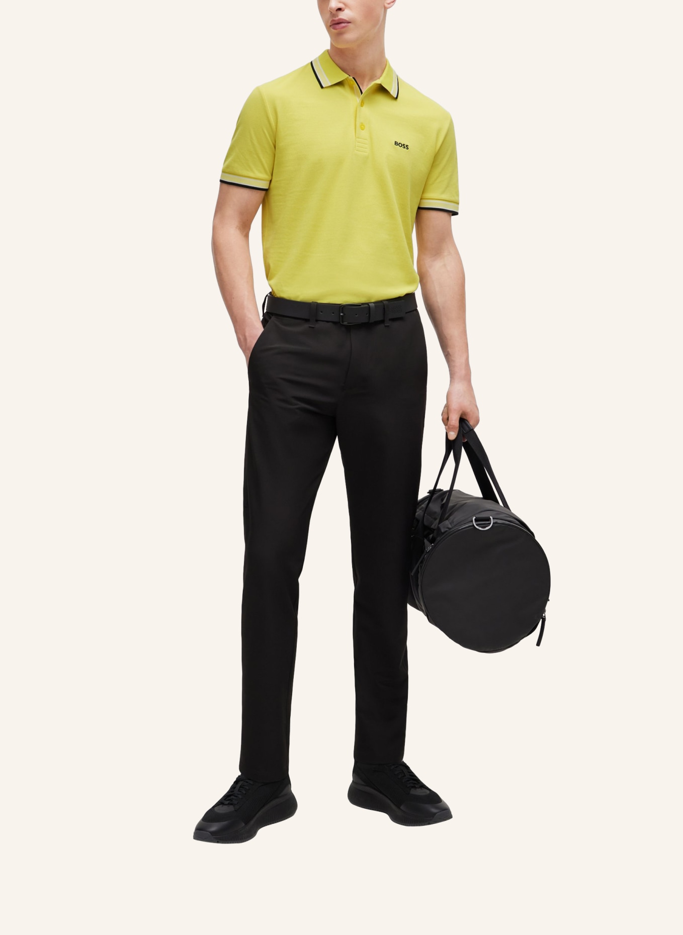 BOSS Poloshirt PADDY Regular Fit, Farbe: GELB (Bild 5)