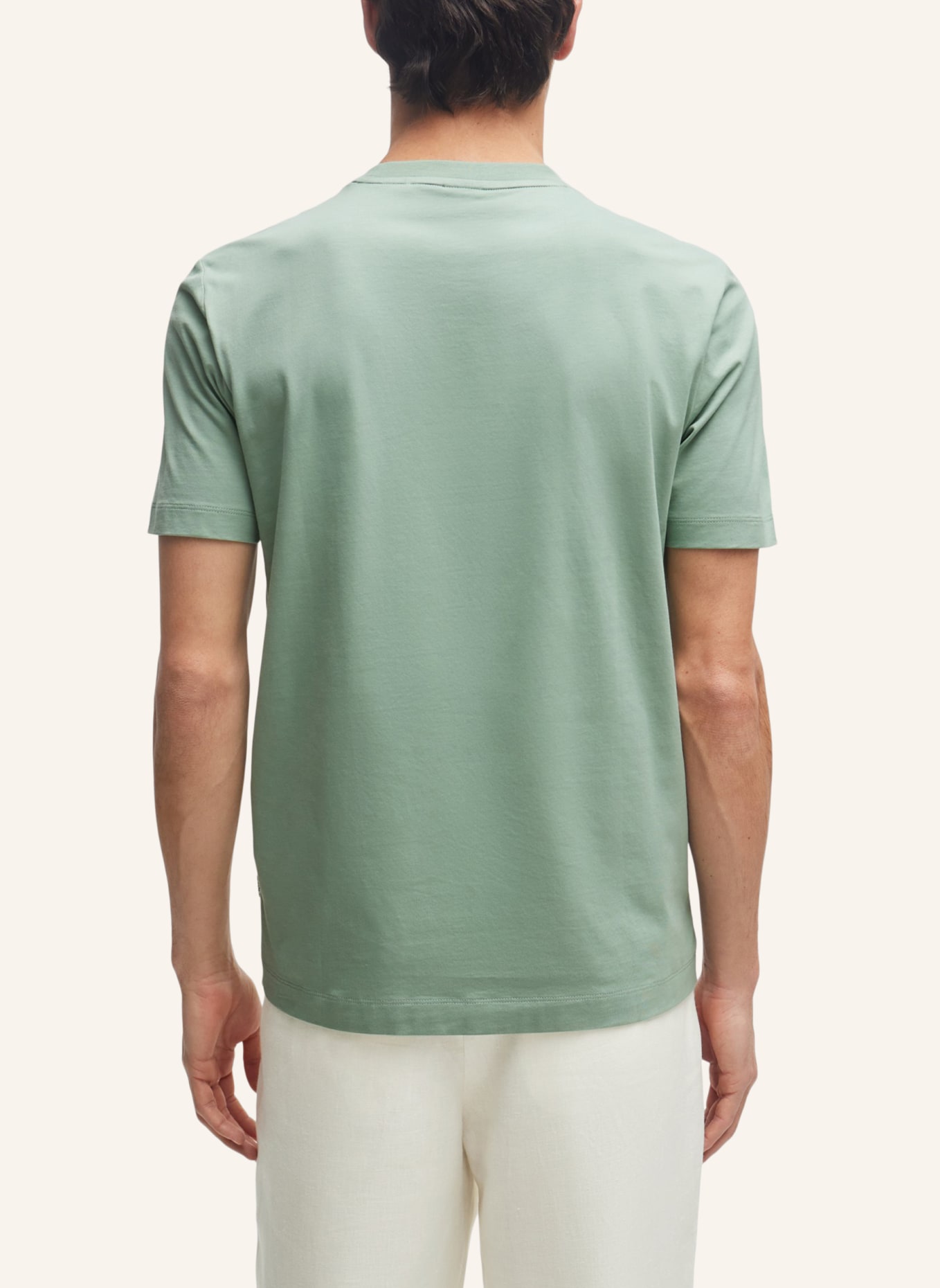 BOSS T-Shirt THOMPSON 01 Regular Fit, Farbe: GRÜN (Bild 2)