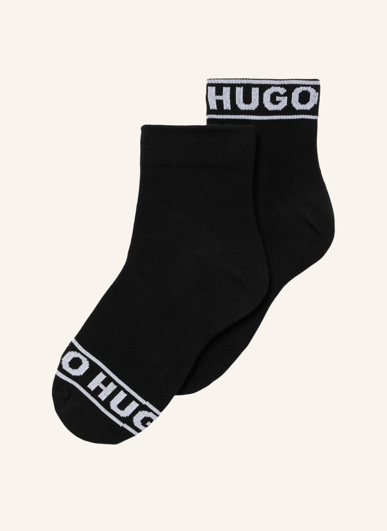 HUGO Casual Socken 2P SH LOGO CC W, Farbe: SCHWARZ (Bild 1)