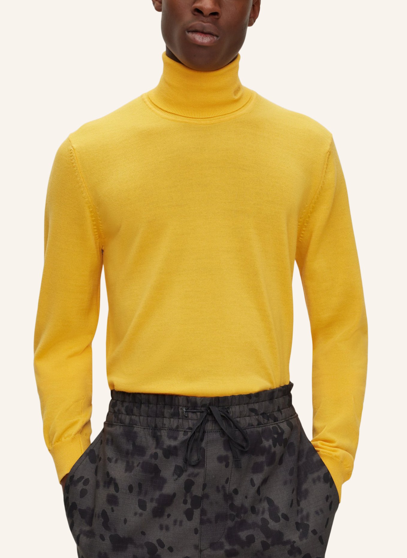 HUGO Pullover SAN THOMAS-M Regular Fit, Farbe: GELB (Bild 4)