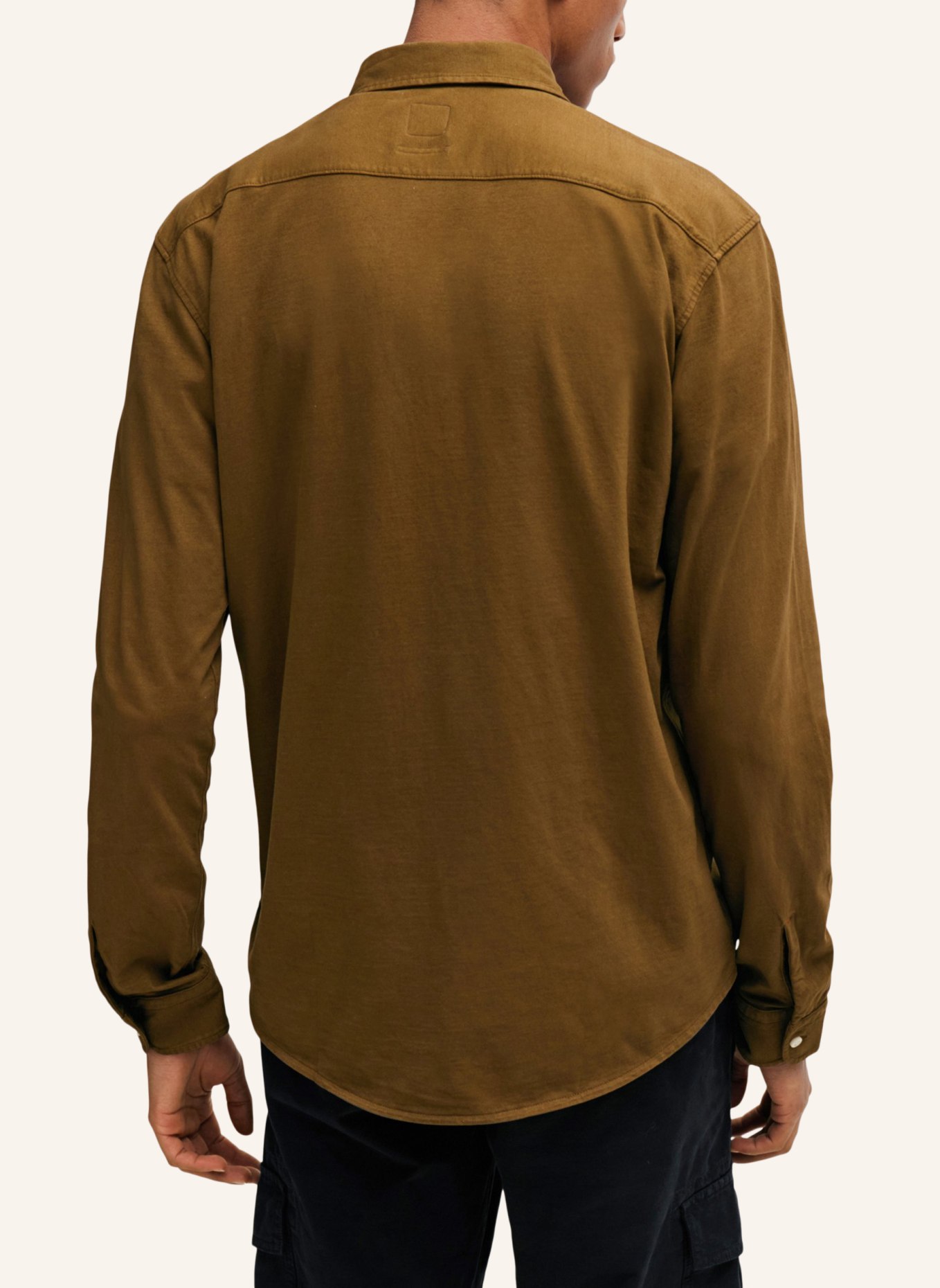 BOSS Casual Hemd MYSOFT_2 Slim Fit, Farbe: HELLBRAUN (Bild 2)