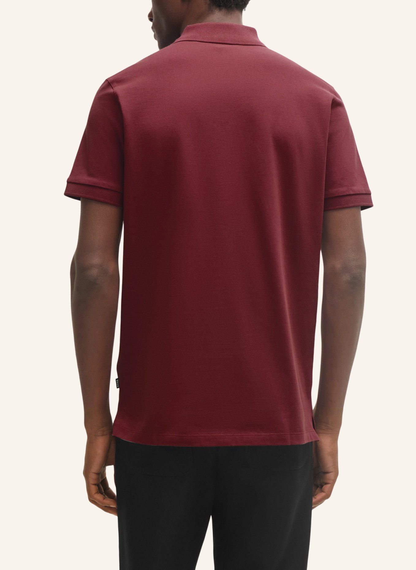 BOSS Poloshirt PALLAS Regular Fit, Farbe: DUNKELROT (Bild 2)