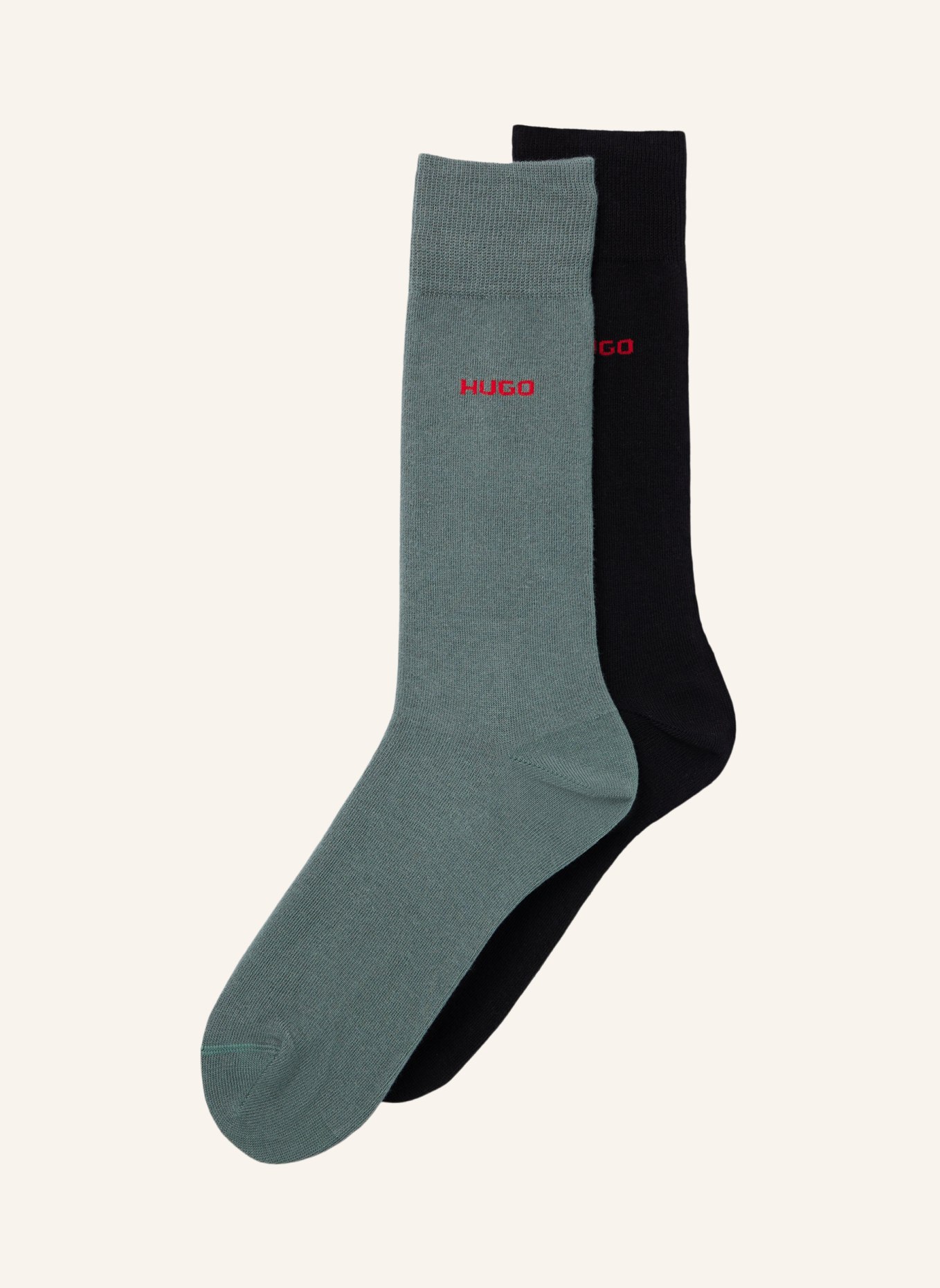 HUGO Business Socke 2P RS UNI  COLORS CC, Farbe: GRAU (Bild 1)