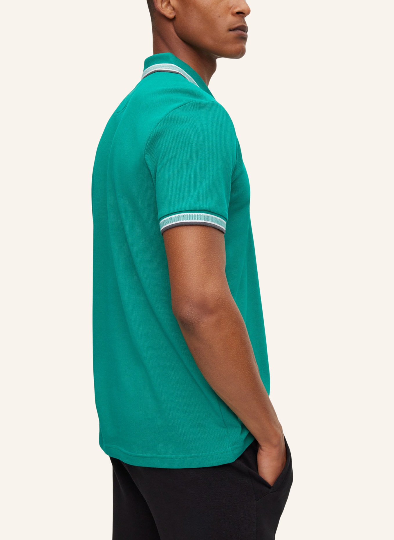 BOSS Poloshirt PADDY Regular Fit, Farbe: DUNKELGRÜN (Bild 2)
