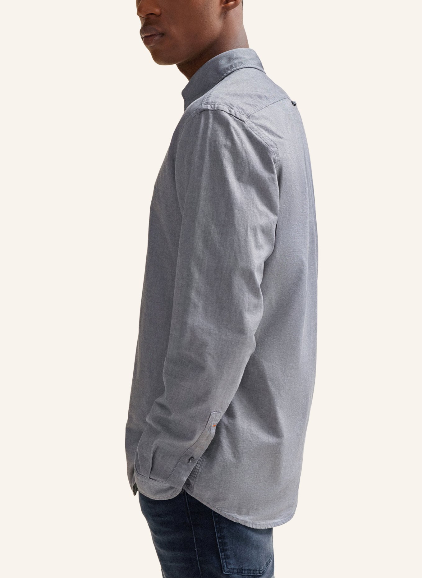 BOSS Casual Hemd RICKERT Regular Fit, Farbe: DUNKELGRAU (Bild 4)