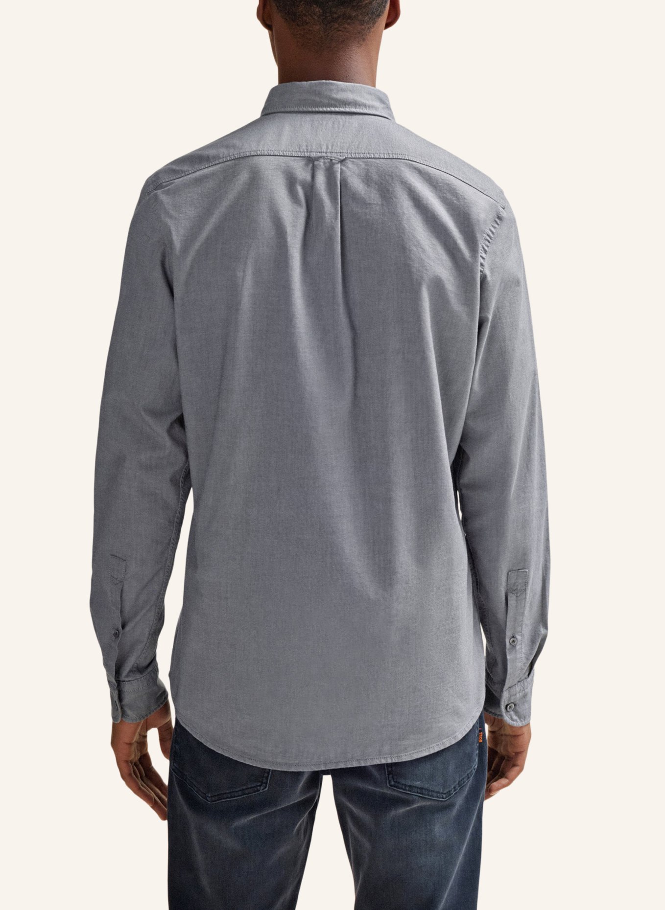 BOSS Casual Hemd RICKERT Regular Fit, Farbe: DUNKELGRAU (Bild 2)
