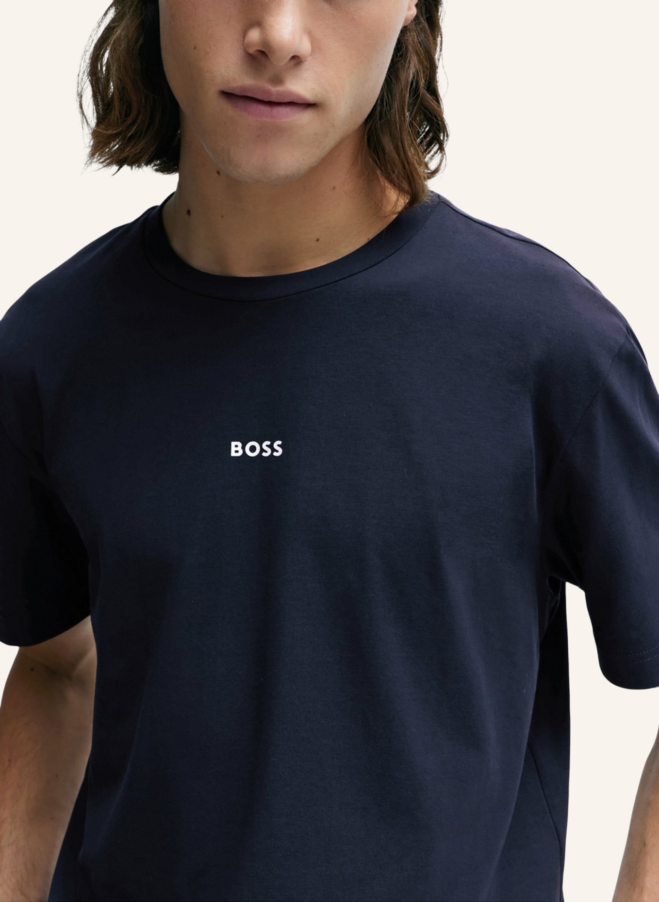 BOSS T-Shirt TCHUP Relaxed Fit, Farbe: DUNKELBLAU (Bild 3)