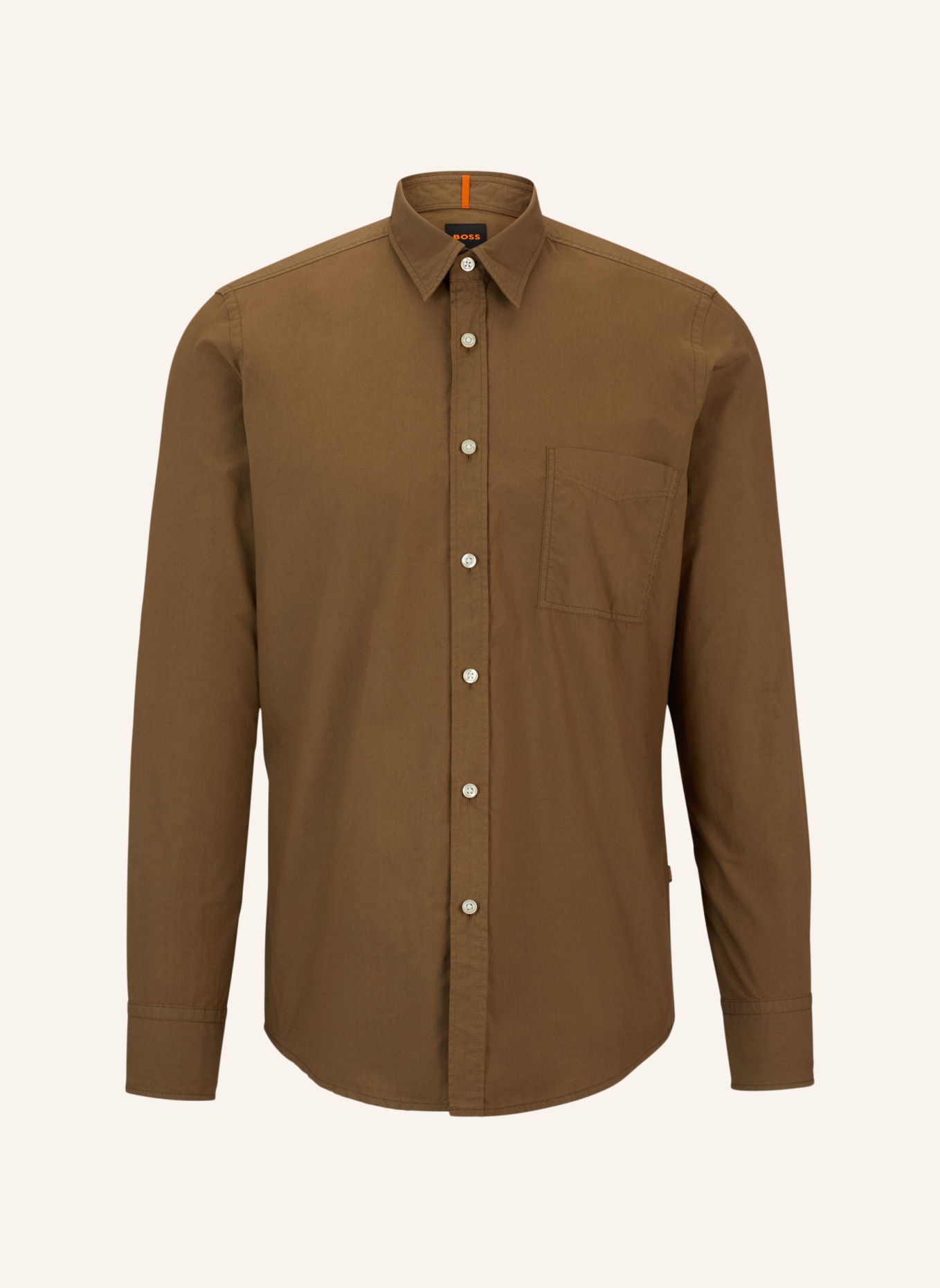 BOSS Casual Hemd RELEGANT_6 Regular Fit, Farbe: BRAUN (Bild 1)