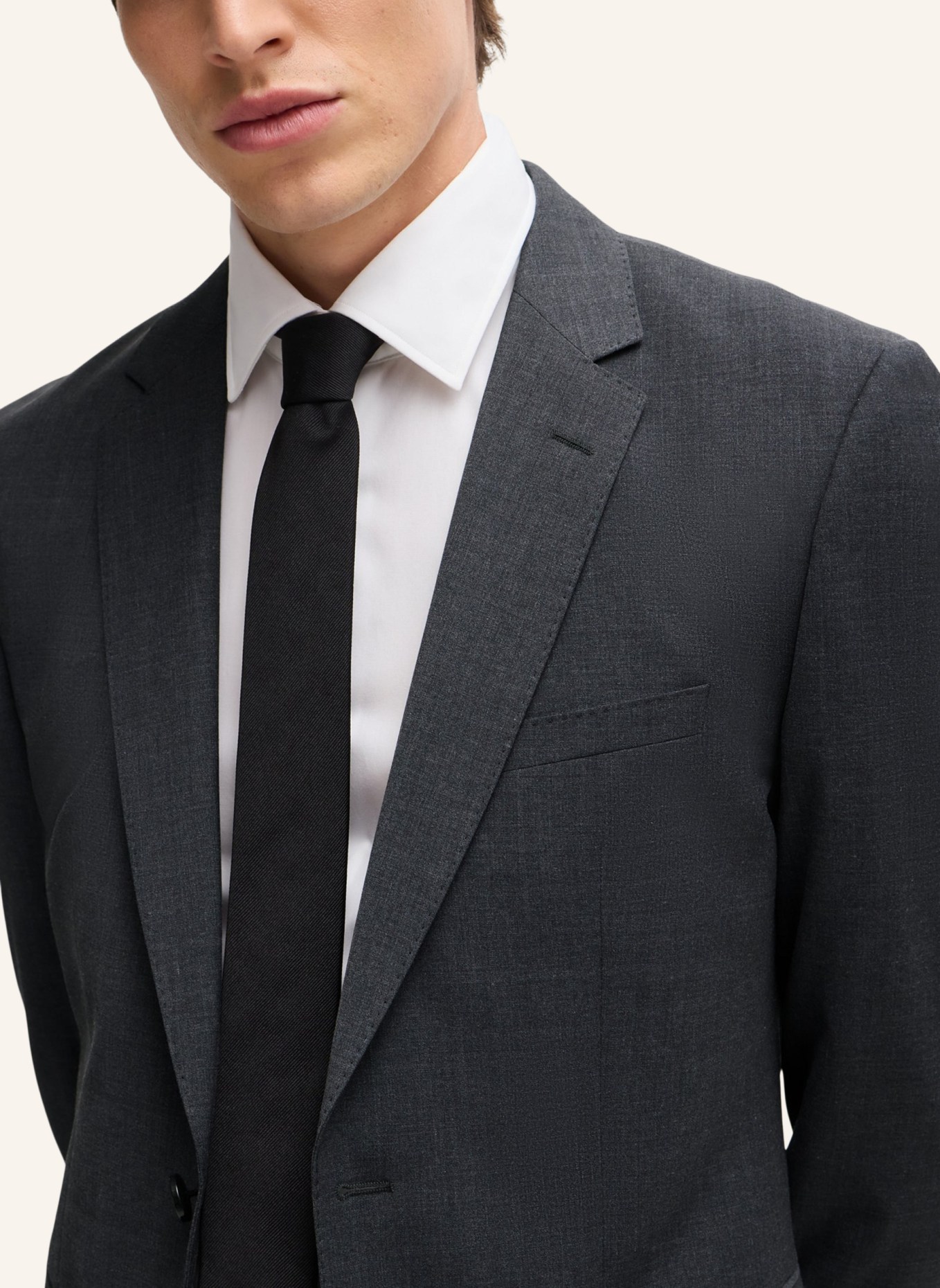 BOSS Business Anzug H-JASPER-2PCS-C-224 Regular Fit, Farbe: DUNKELGRAU (Bild 9)