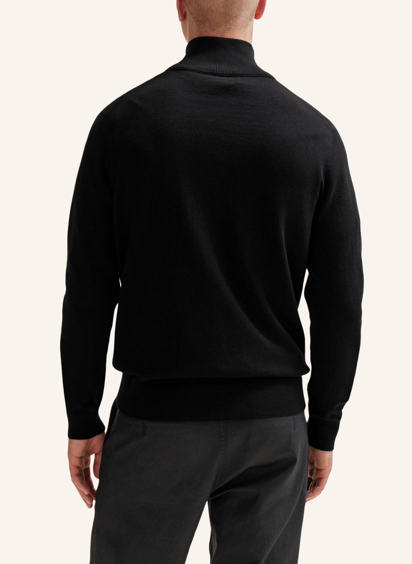 BOSS Pullover KANOBIX Regular Fit, Farbe: SCHWARZ (Bild 2)
