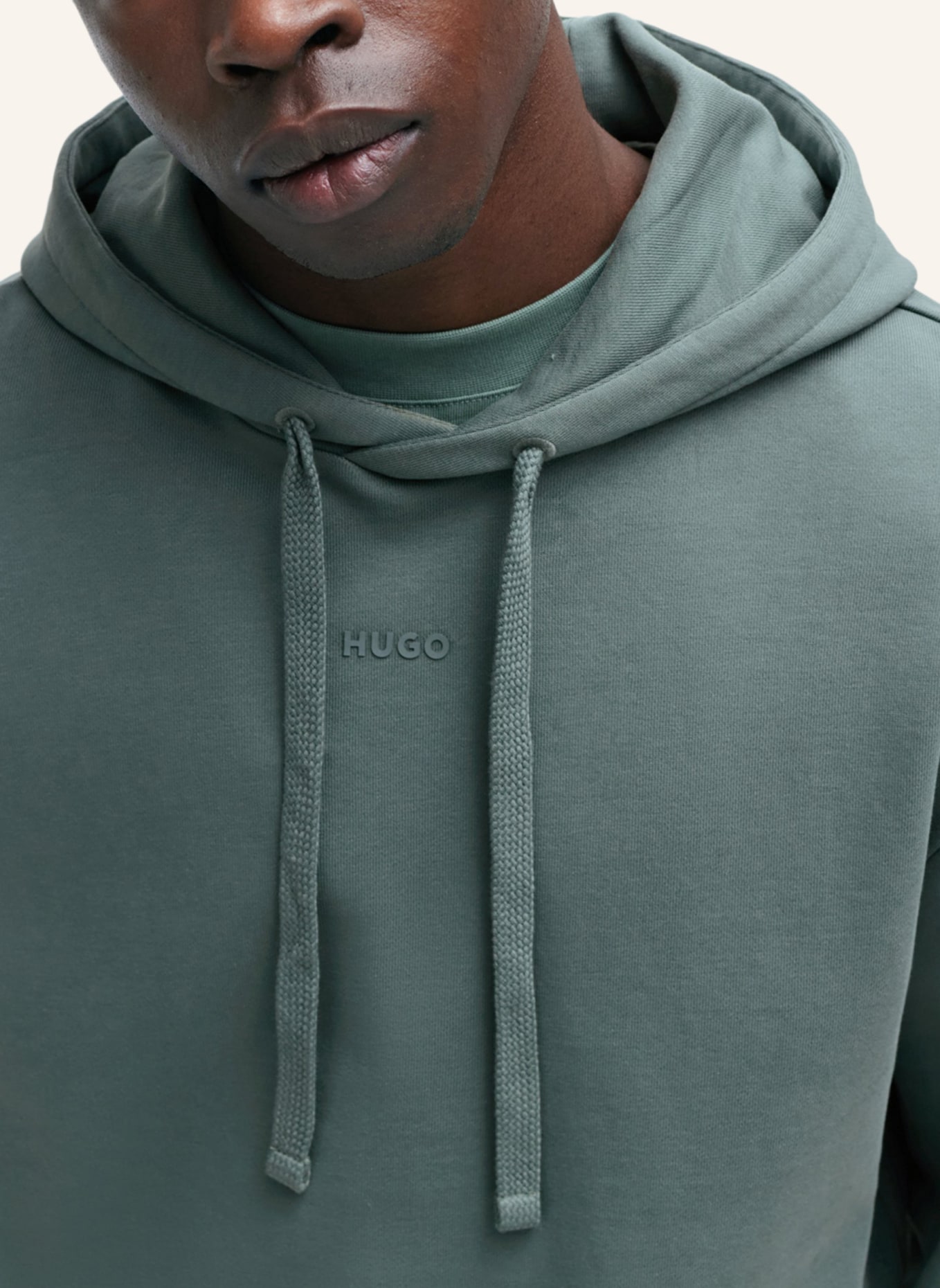 HUGO Sweatshirt DAPO Relaxed Fit, Farbe: DUNKELGRÜN (Bild 3)