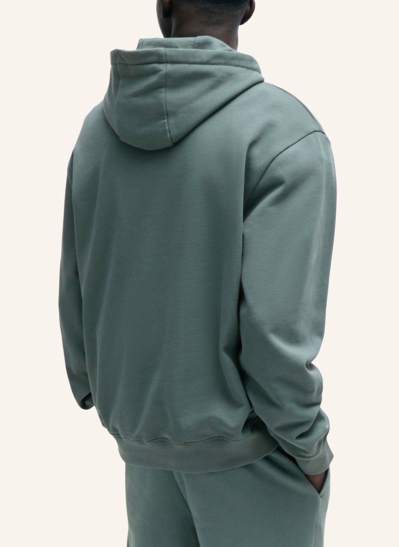 HUGO Sweatshirt DAPO Relaxed Fit, Farbe: DUNKELGRÜN (Bild 2)