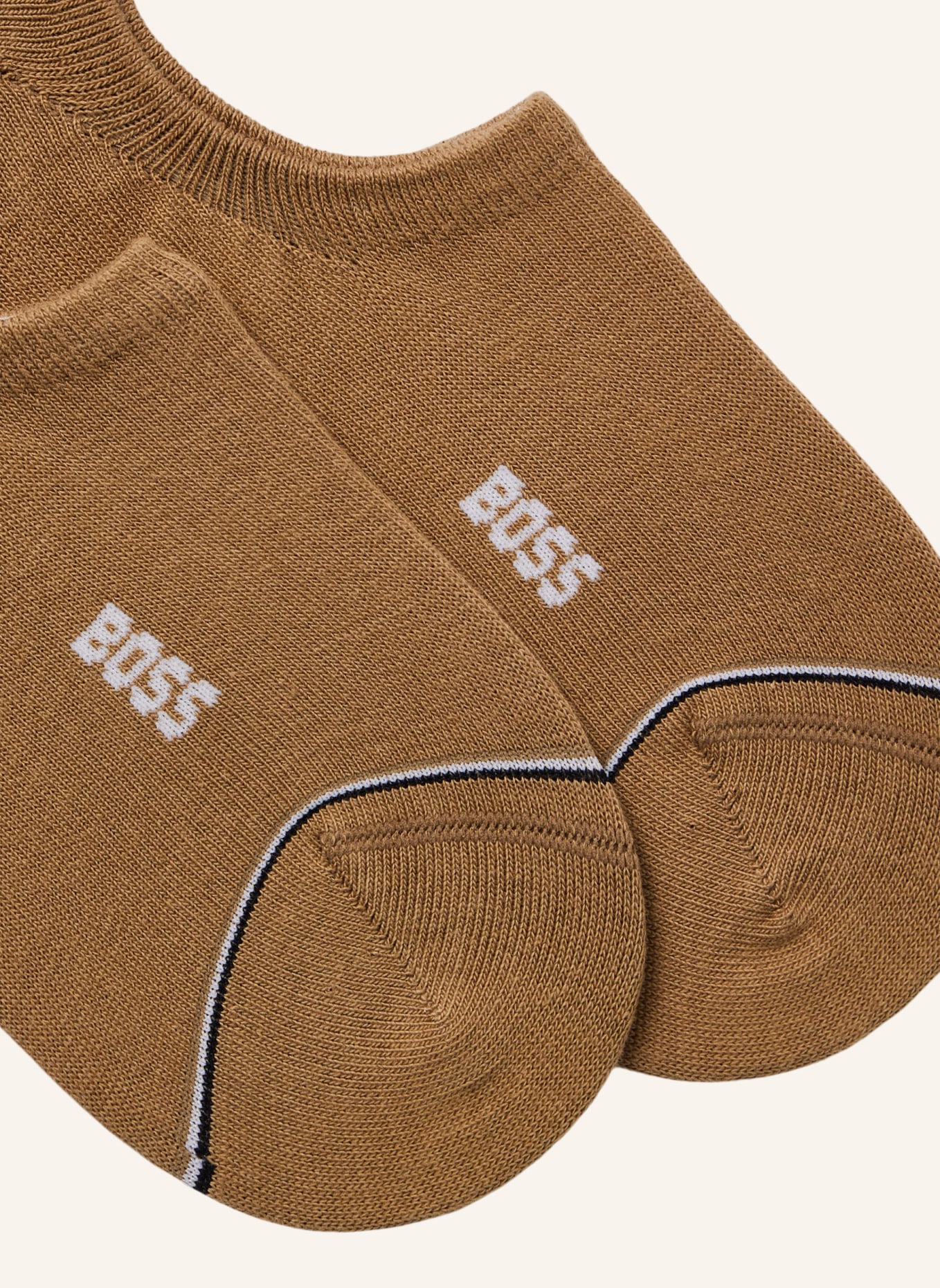 BOSS Casual Socken 2P LC ICONIC CC W, Farbe: BEIGE (Bild 2)
