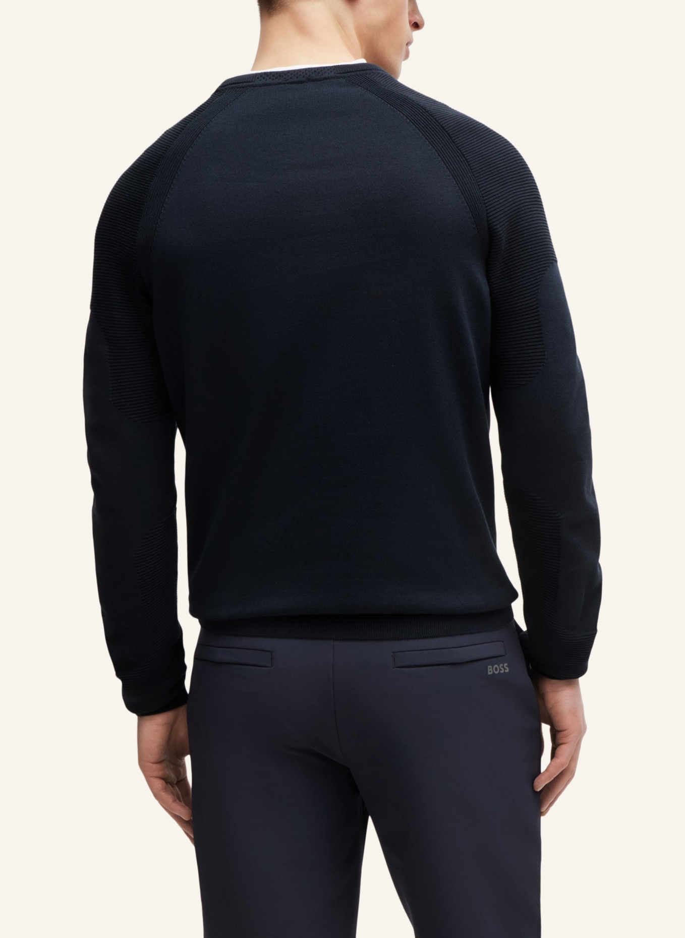 BOSS Pullover PERFORM-X_CN Regular Fit, Farbe: DUNKELBLAU (Bild 2)