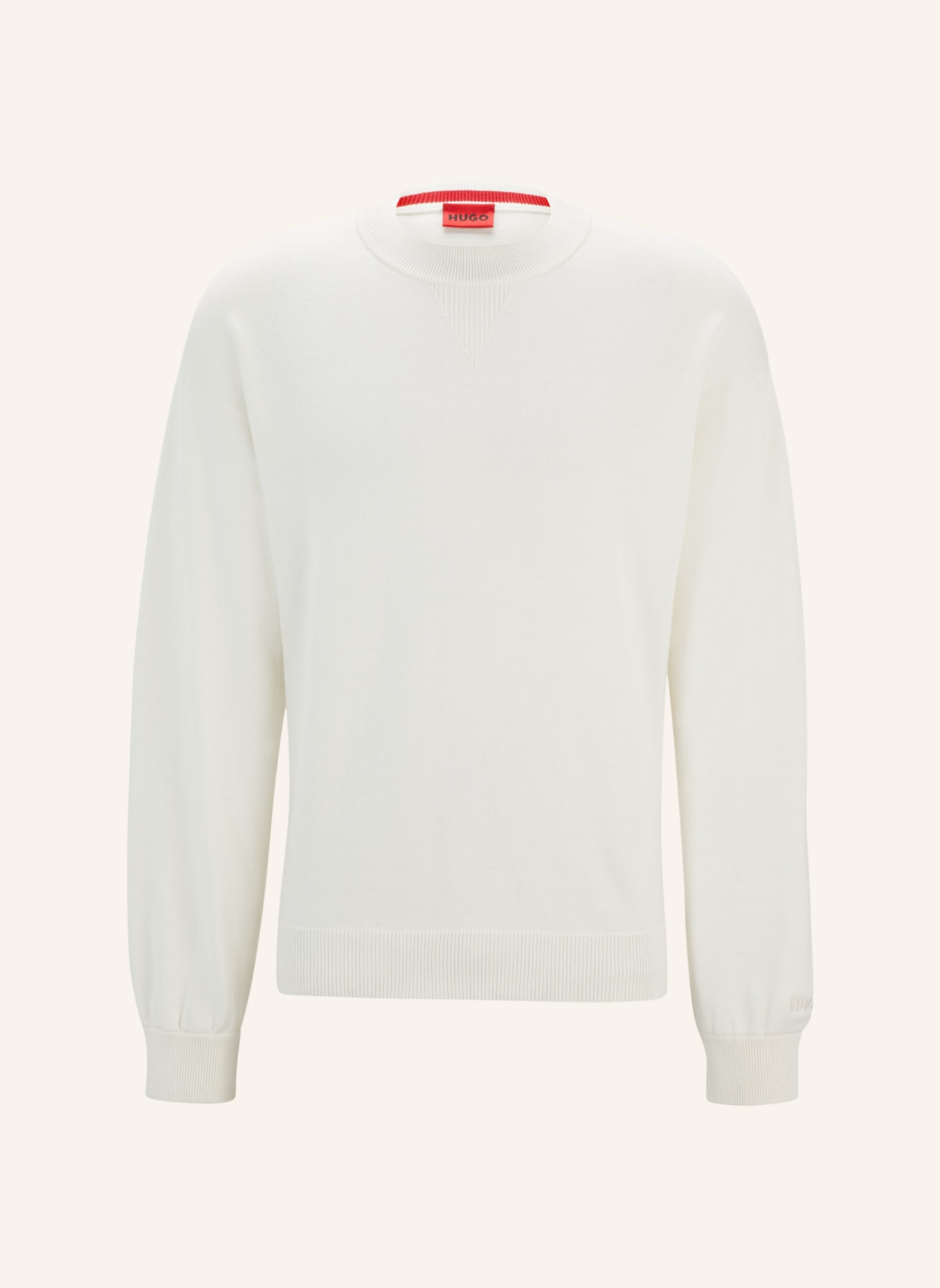 HUGO Pullover SWART Relaxed Fit, Farbe: WEISS (Bild 1)